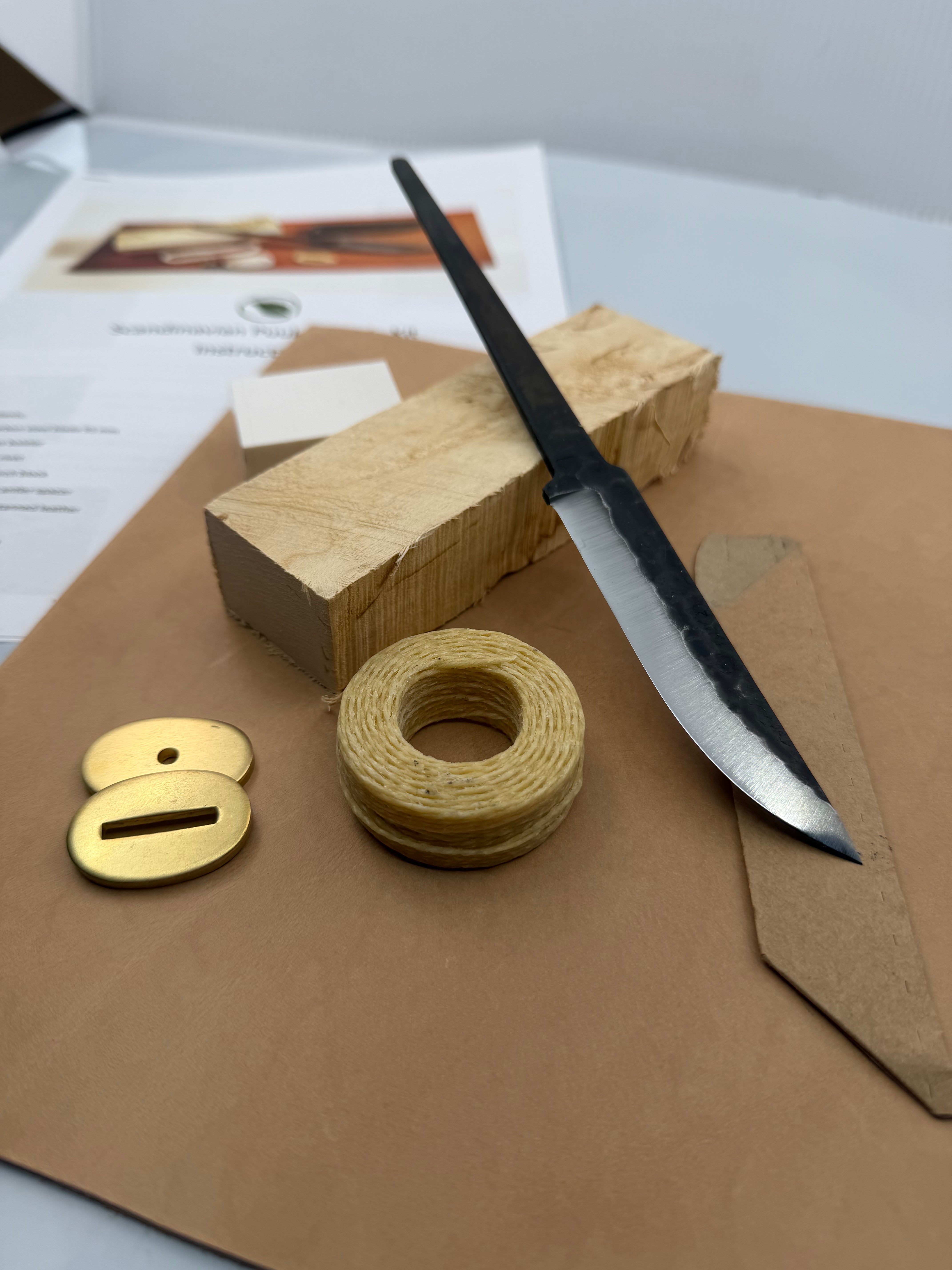 Kit de fabrication de couteau KBS3 - Couteau Tollekniv 95 mm