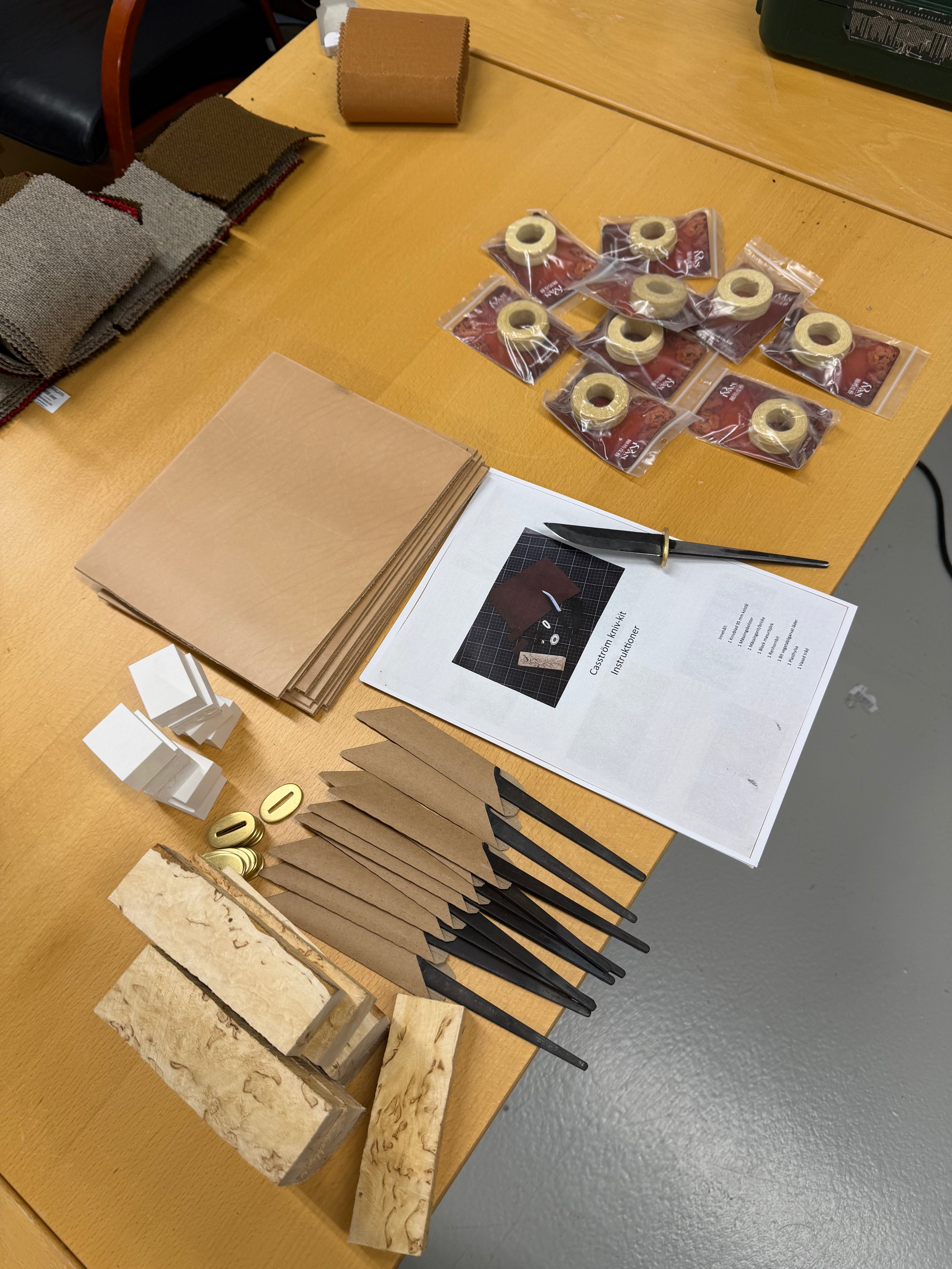 Kit de fabrication de couteau KBS3 - Couteau Tollekniv 95 mm