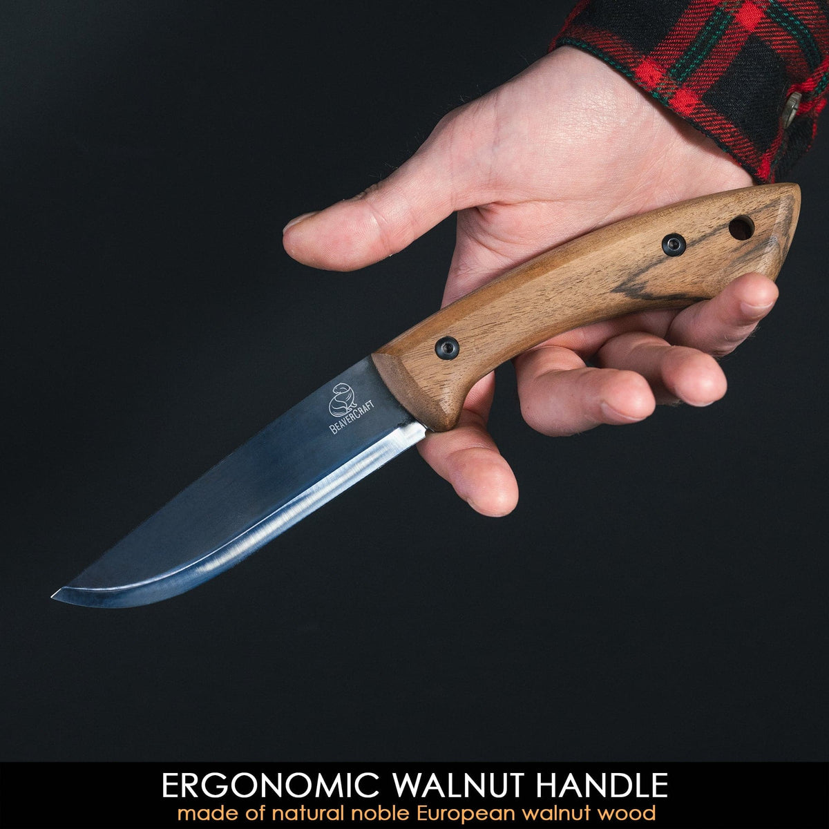 Couteau de bushcraft BSH1 Dune avec étui