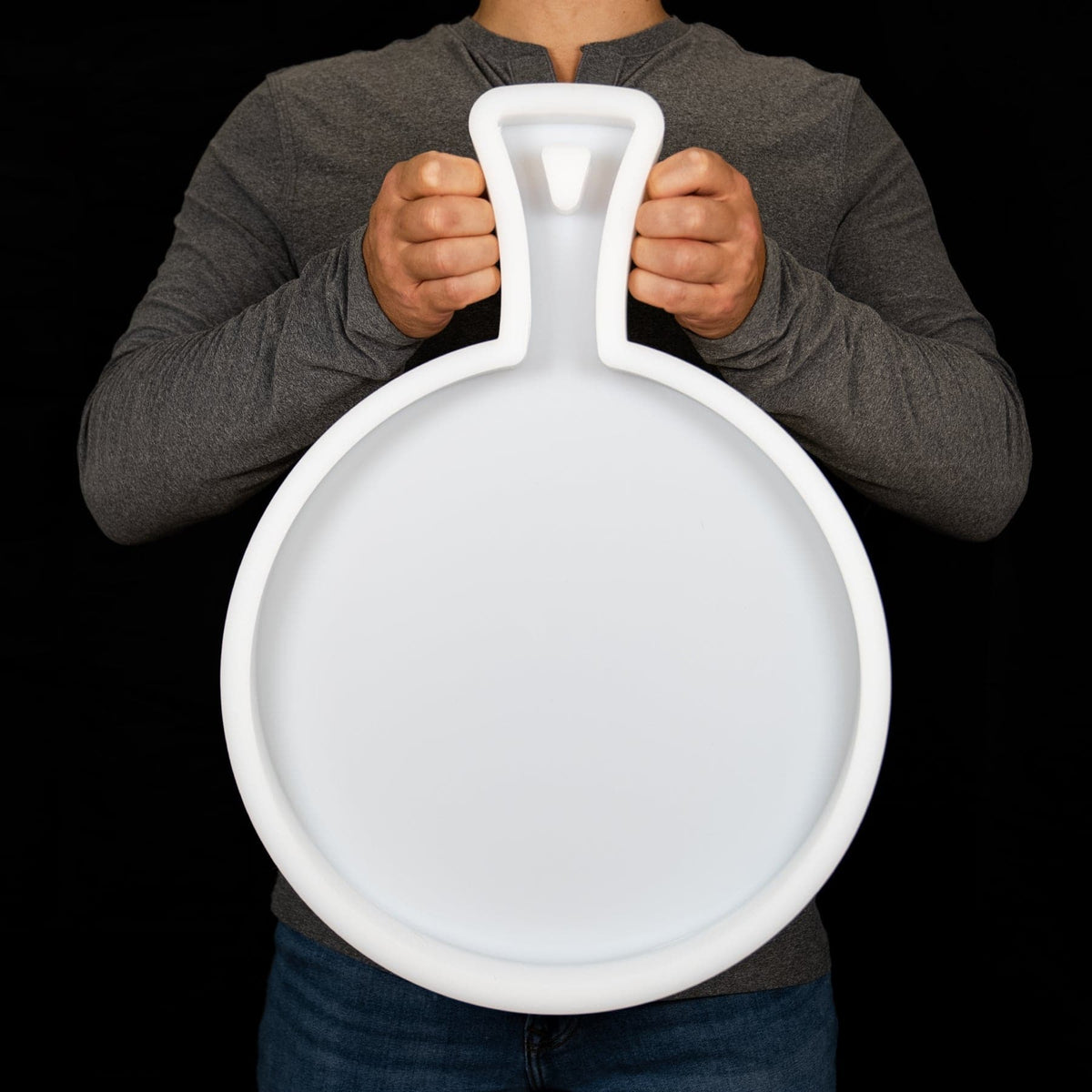 Moule en silicone rond 490x353x38 mm