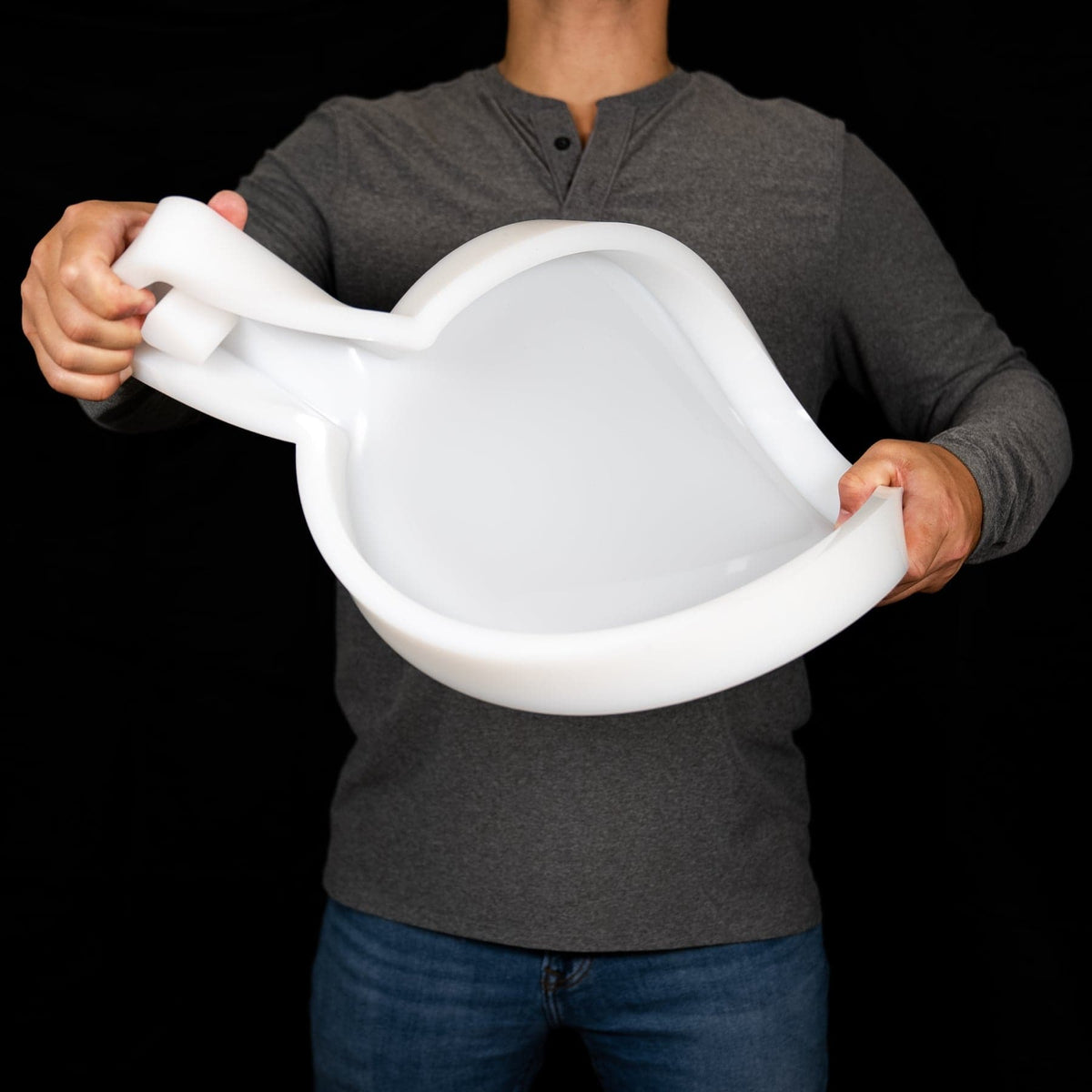 Moule en silicone rond 490x353x38 mm