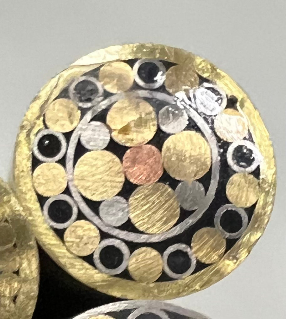 Broche mosaïque 9,5 mm Ornement de manche