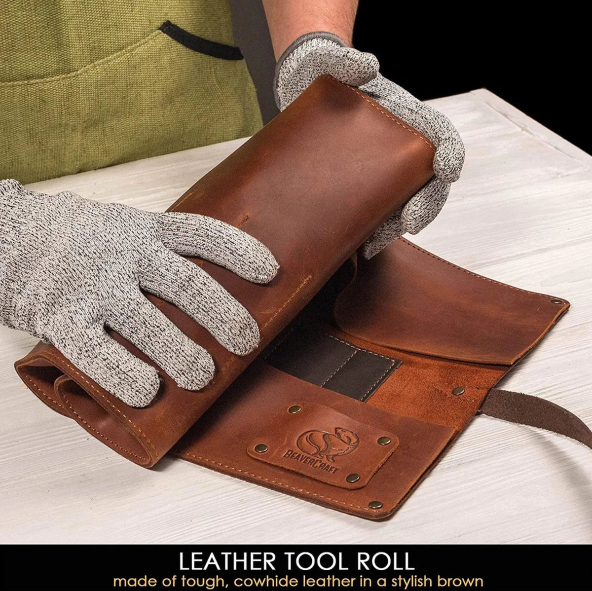 Kit de sculpture sur bois en cuir S18X