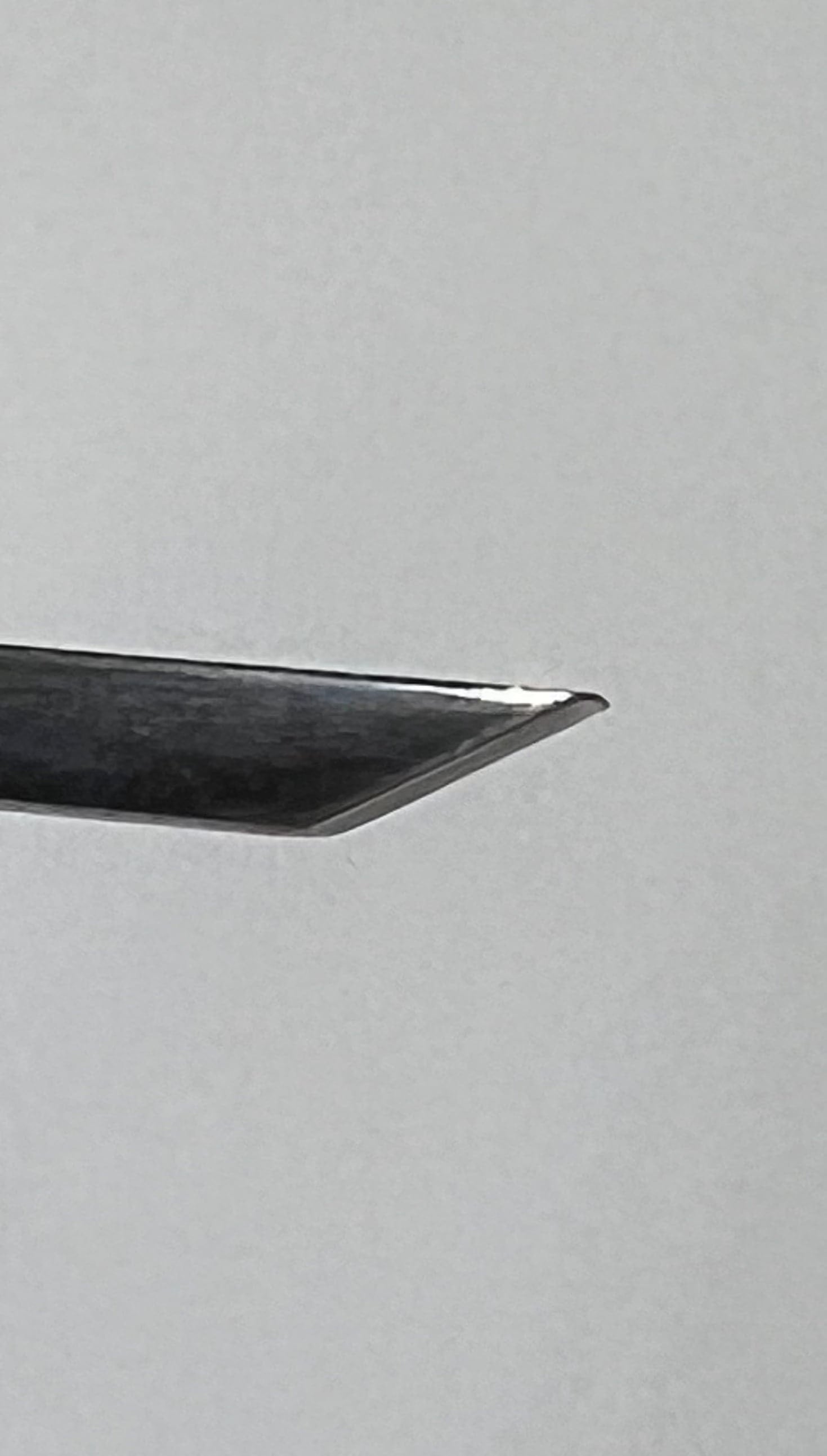 Gouge de sculpture sur bois 75x1mm burin plat droit P1/01 avec poignée boule