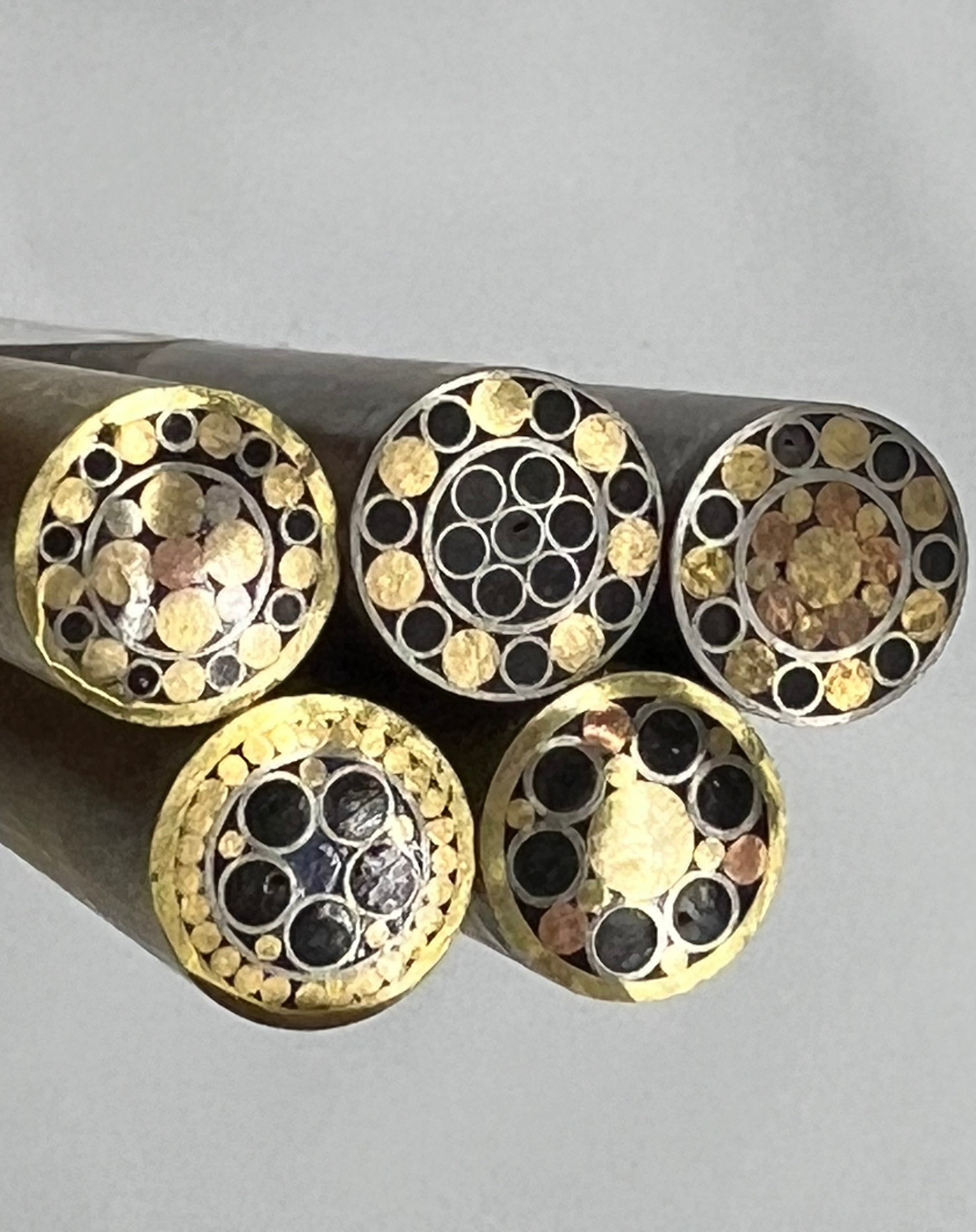 Broche mosaïque 9,5 mm Ornement de manche