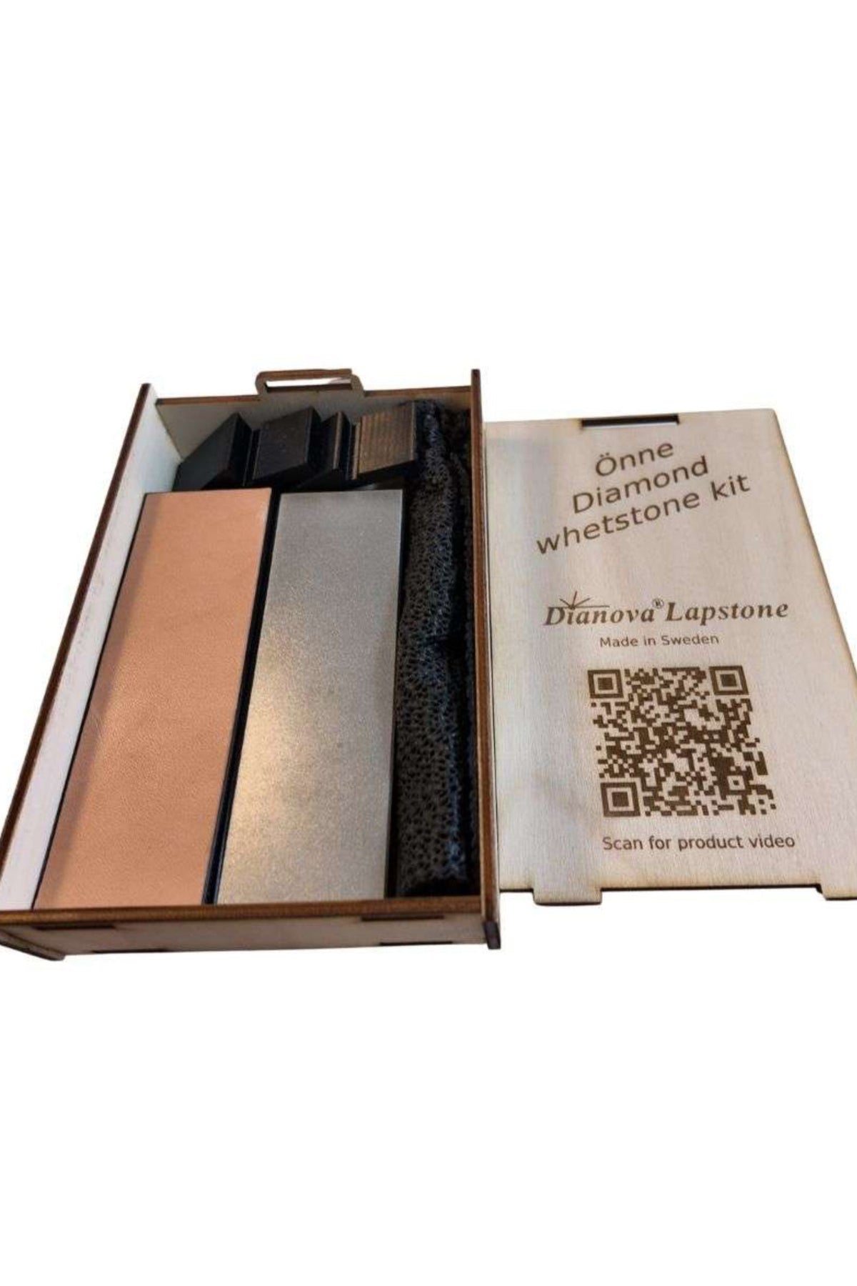 Kit d'affûtage complet - Dianova Önne Whetstone kit Diamant + Cuir