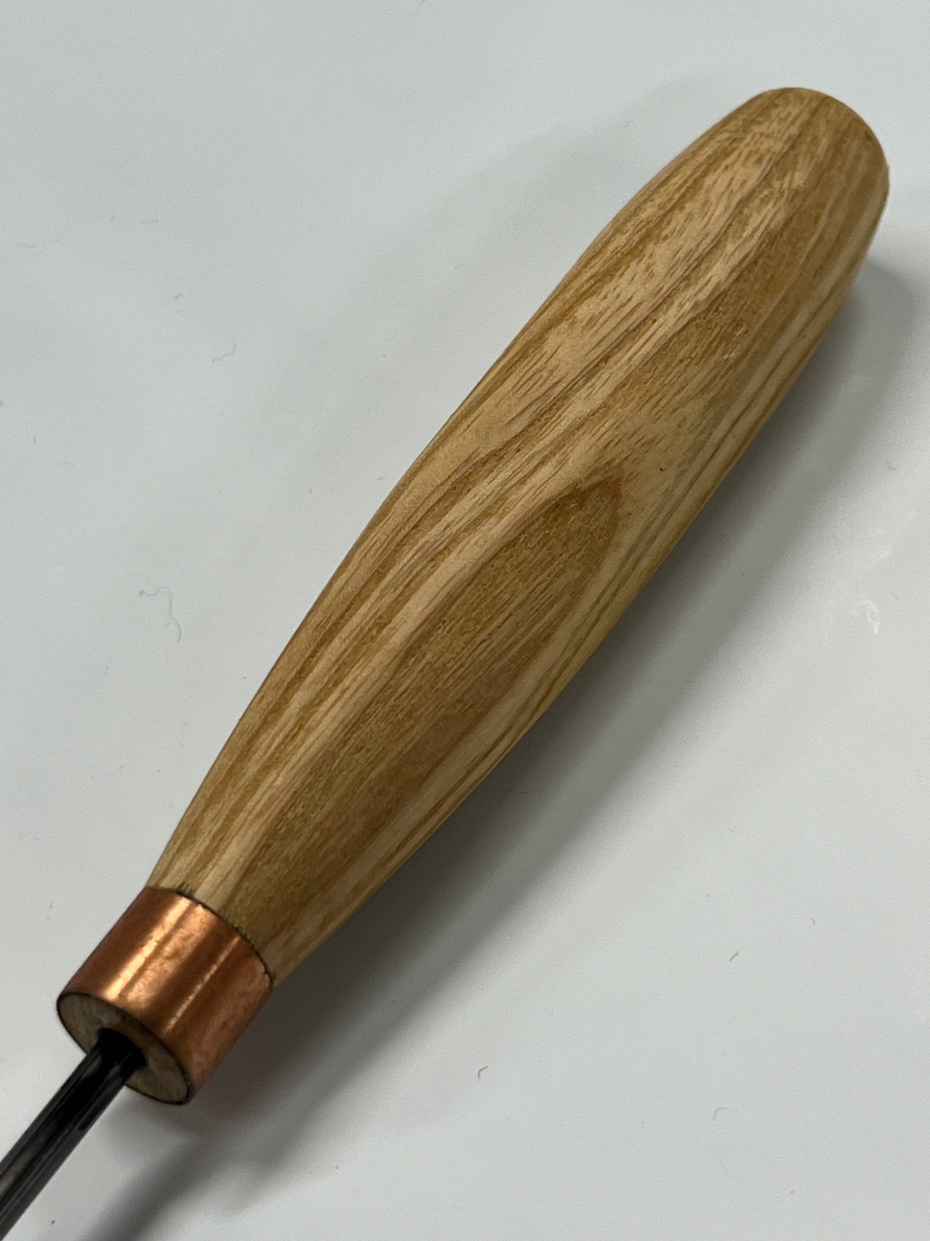 Gouge de sculpture sur bois 80x2mm droite arrondie K12/02