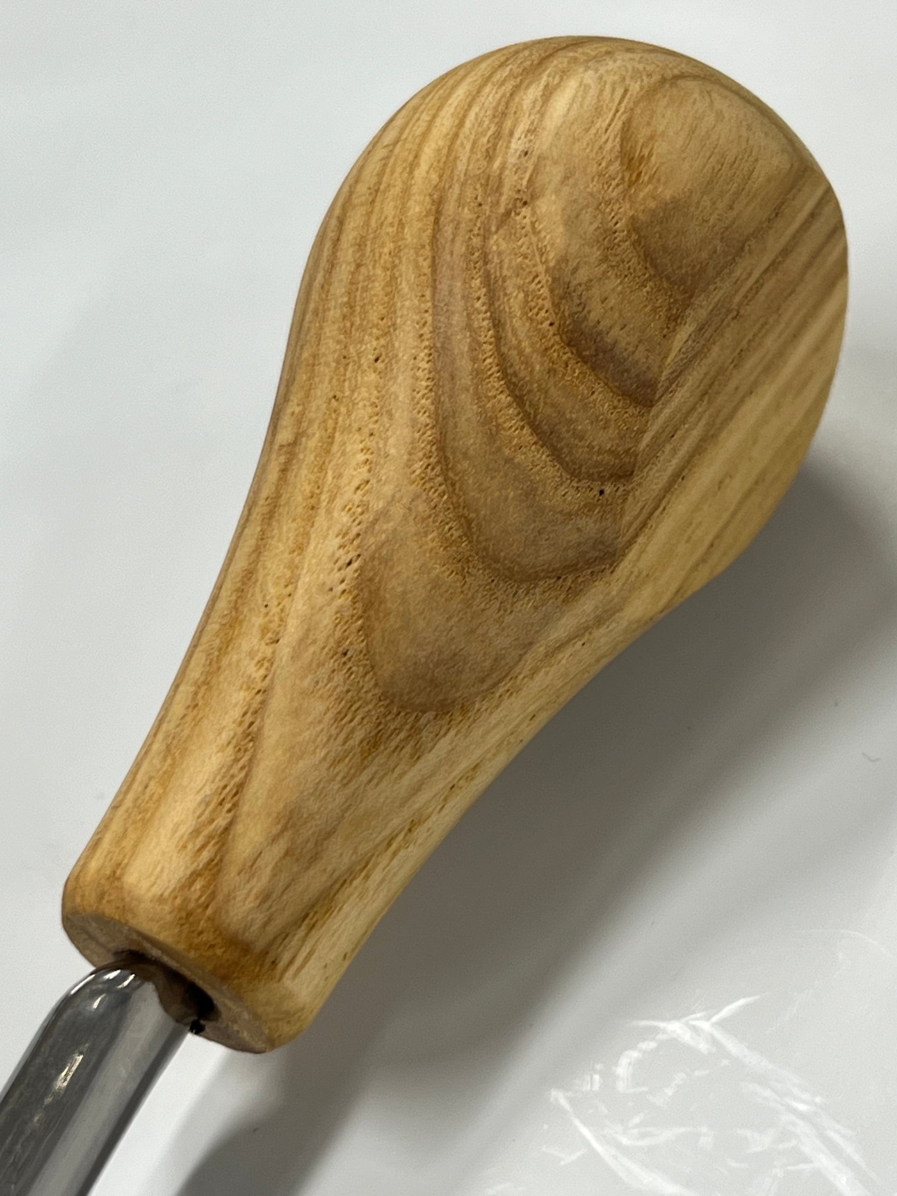 Gouge de sculpture 75x10mm droite arrondie P9/10 avec poignée boule