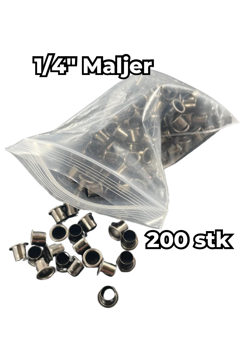 Œillets 1/4” pour KYDEX (200 pièces)
