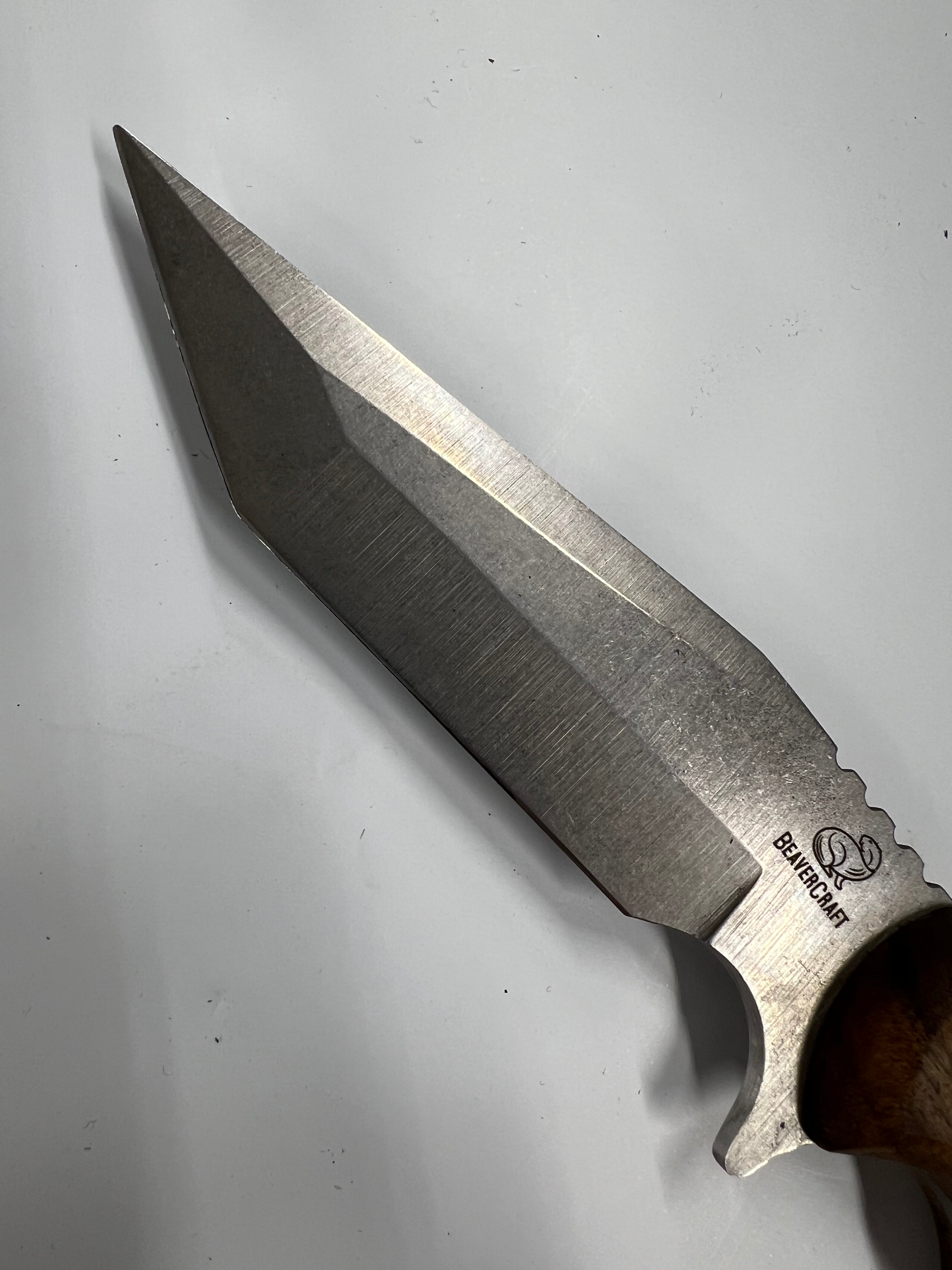 Couteau de camping ukrainien Karambit CGK1 avec étui en cuir