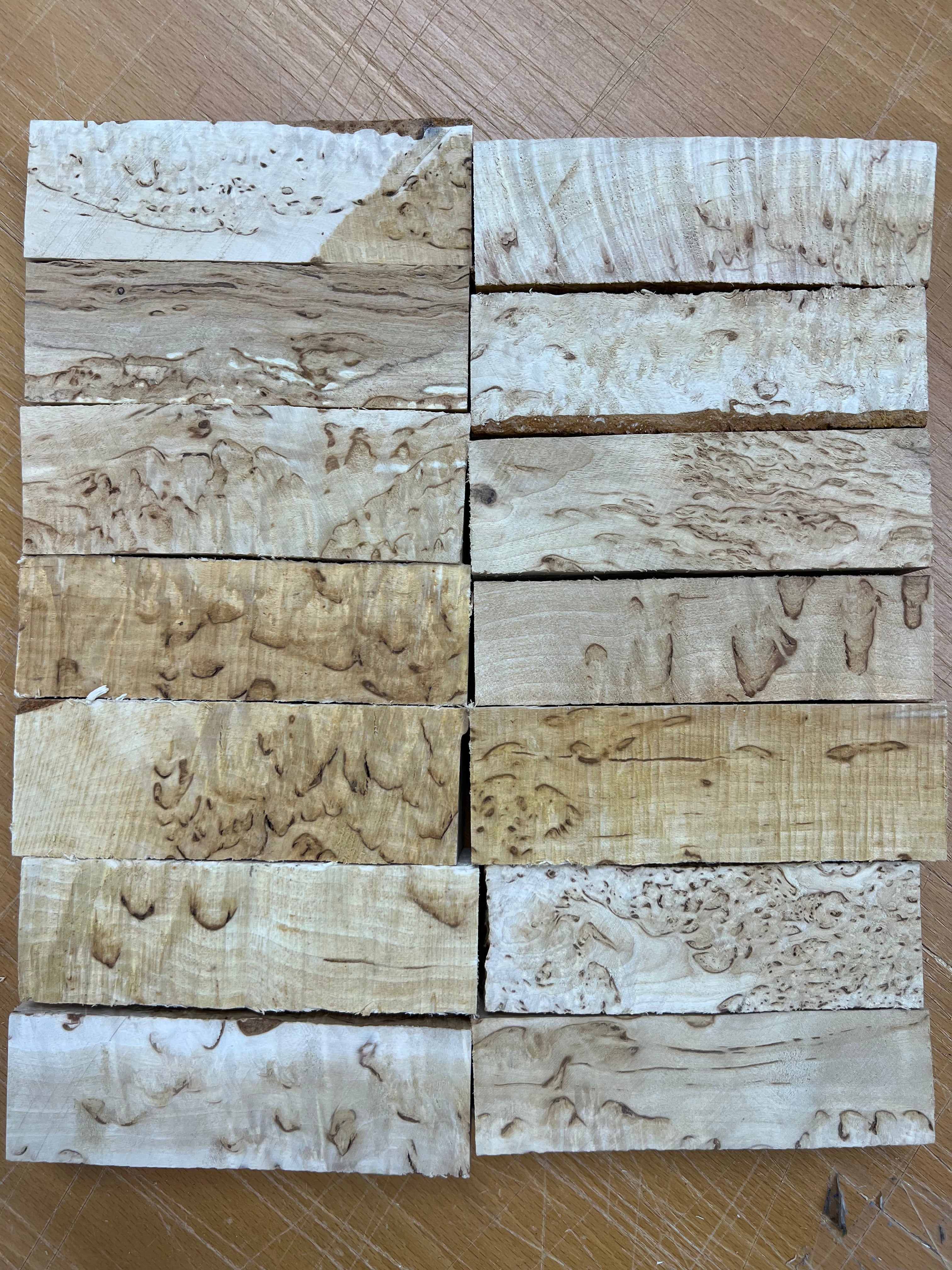 Standard Naturel Bouleau verruqueux Bouleau madré MBS env. 30x40x125
