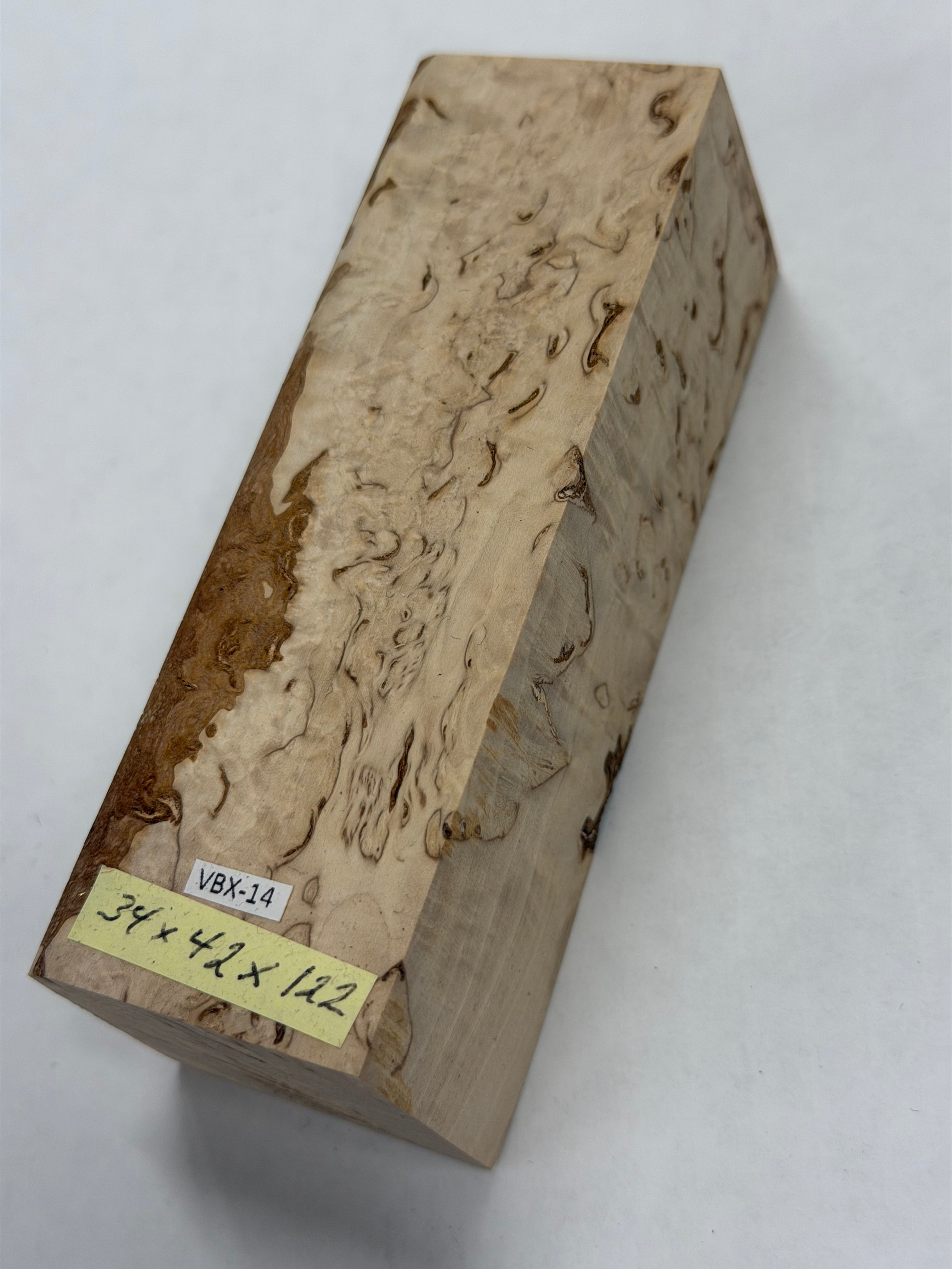 Bouleau madré VBX-14 ; 34x42x122mm