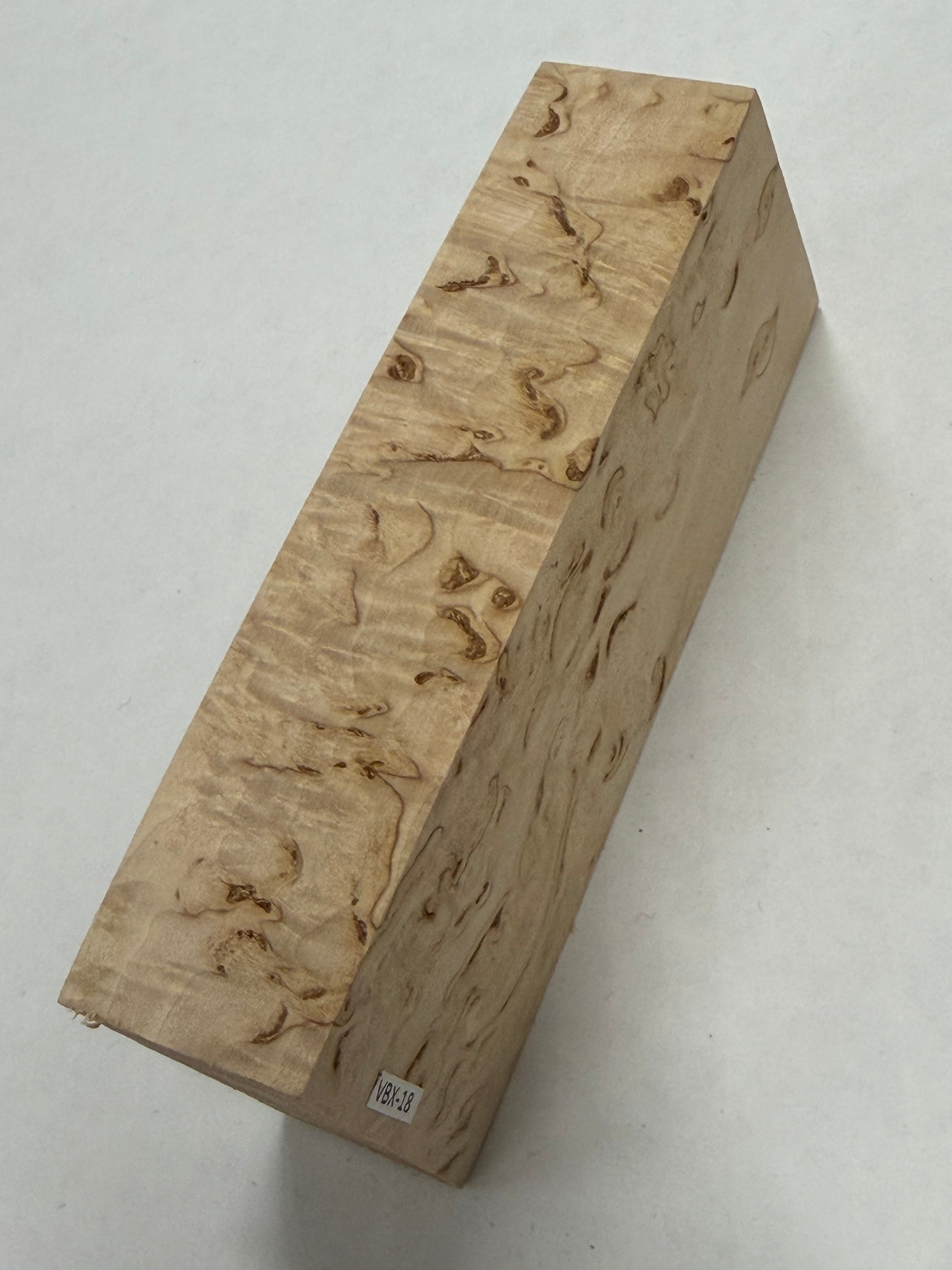 Bouleau madré Valbjørk VBX-18 ; 27x45x120mm