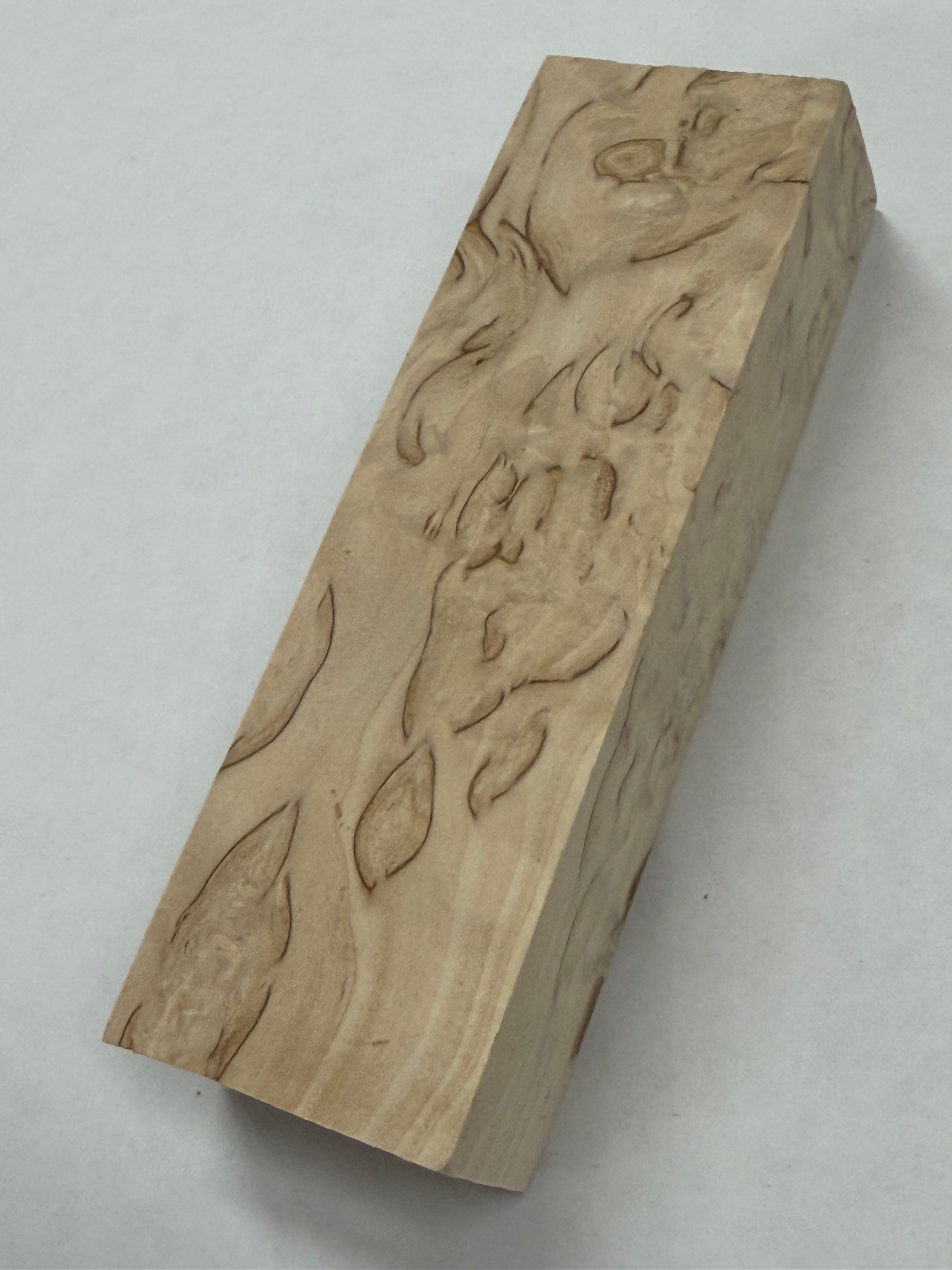 Bouleau madré VBX-21 ; 26x37x120mm