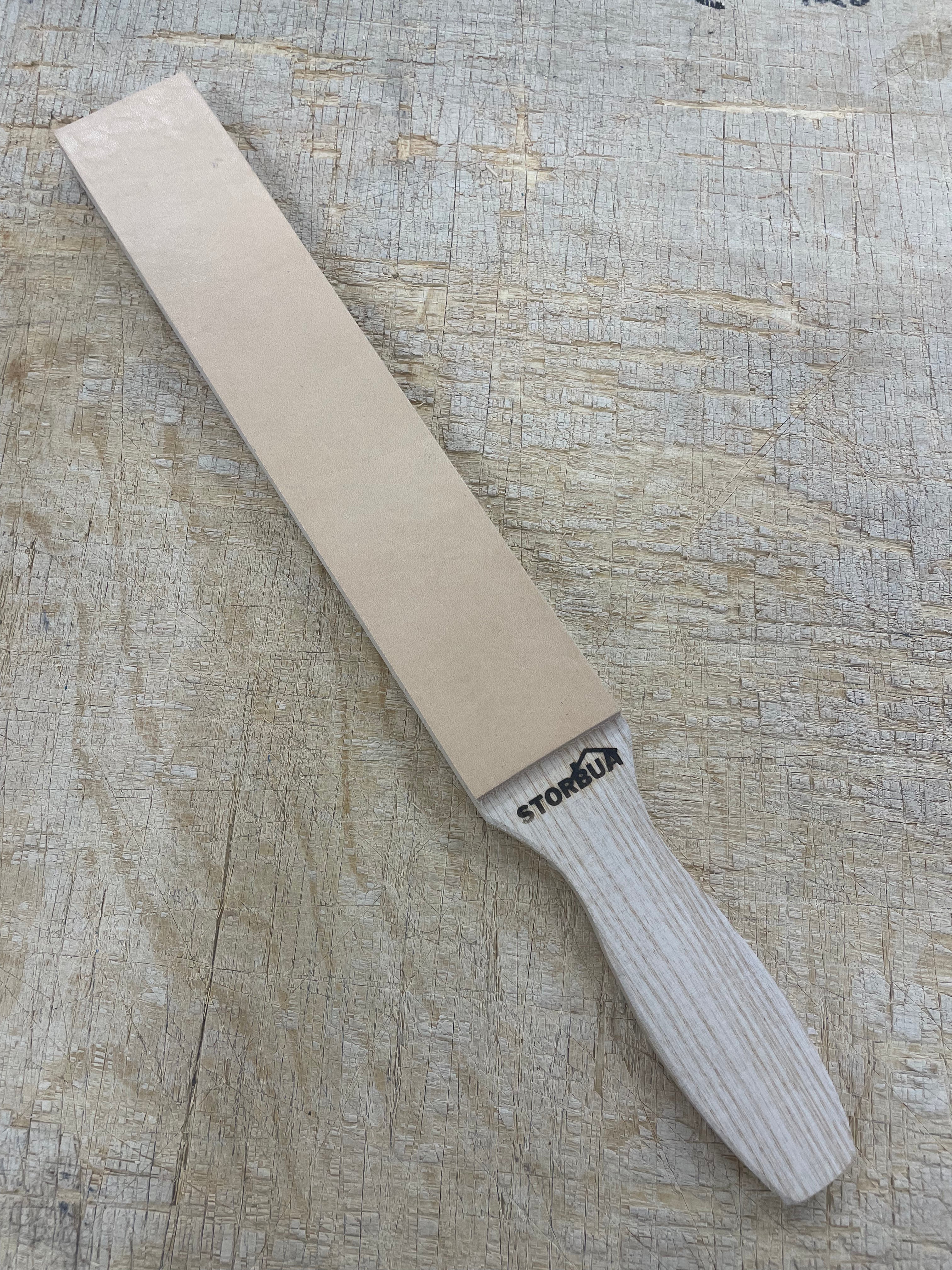 Lanière en cuir faite main grande 390x50 mm