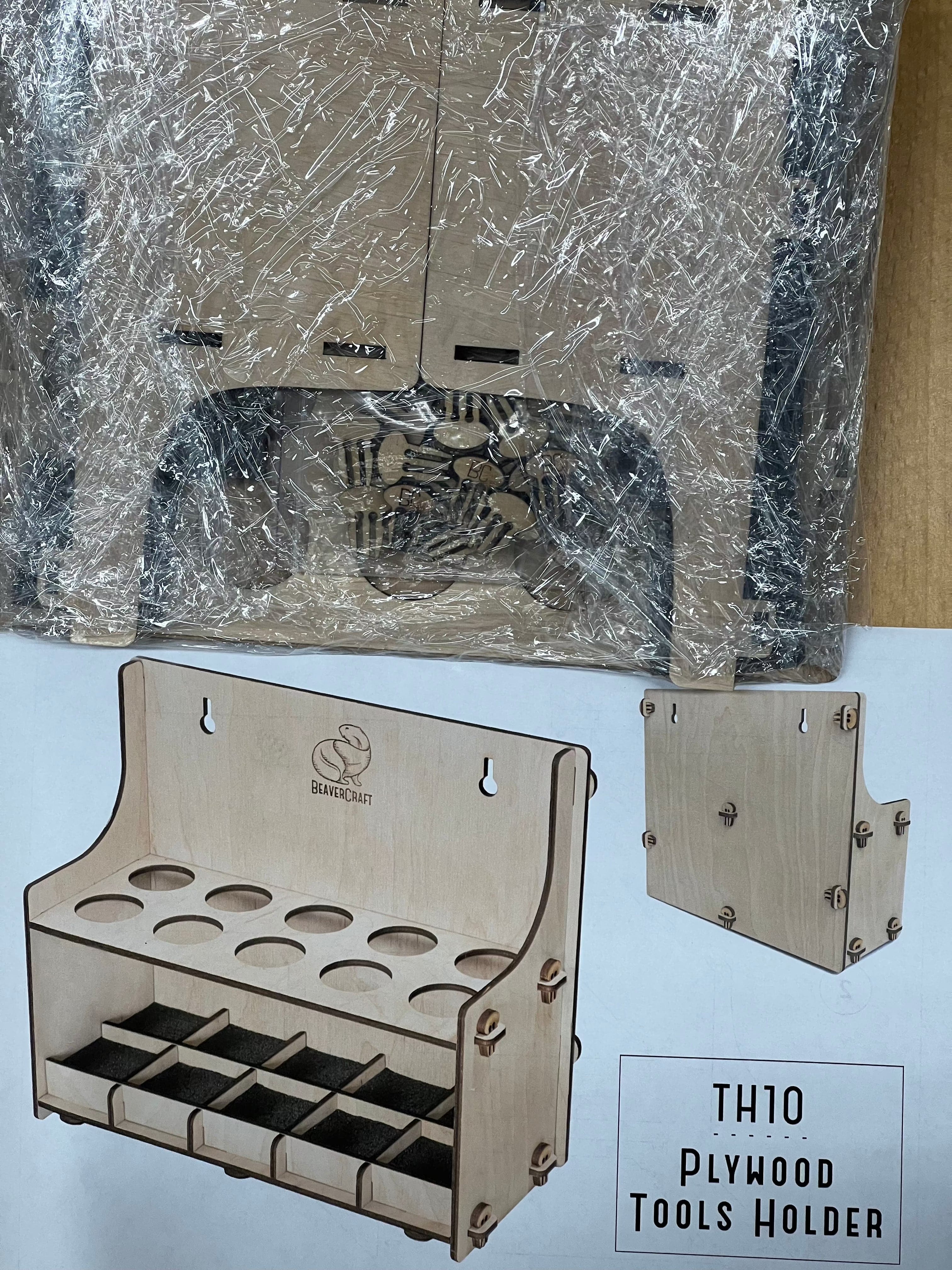 Ensemble de gouges à bois S52 avec 10 gouges et porte-outils