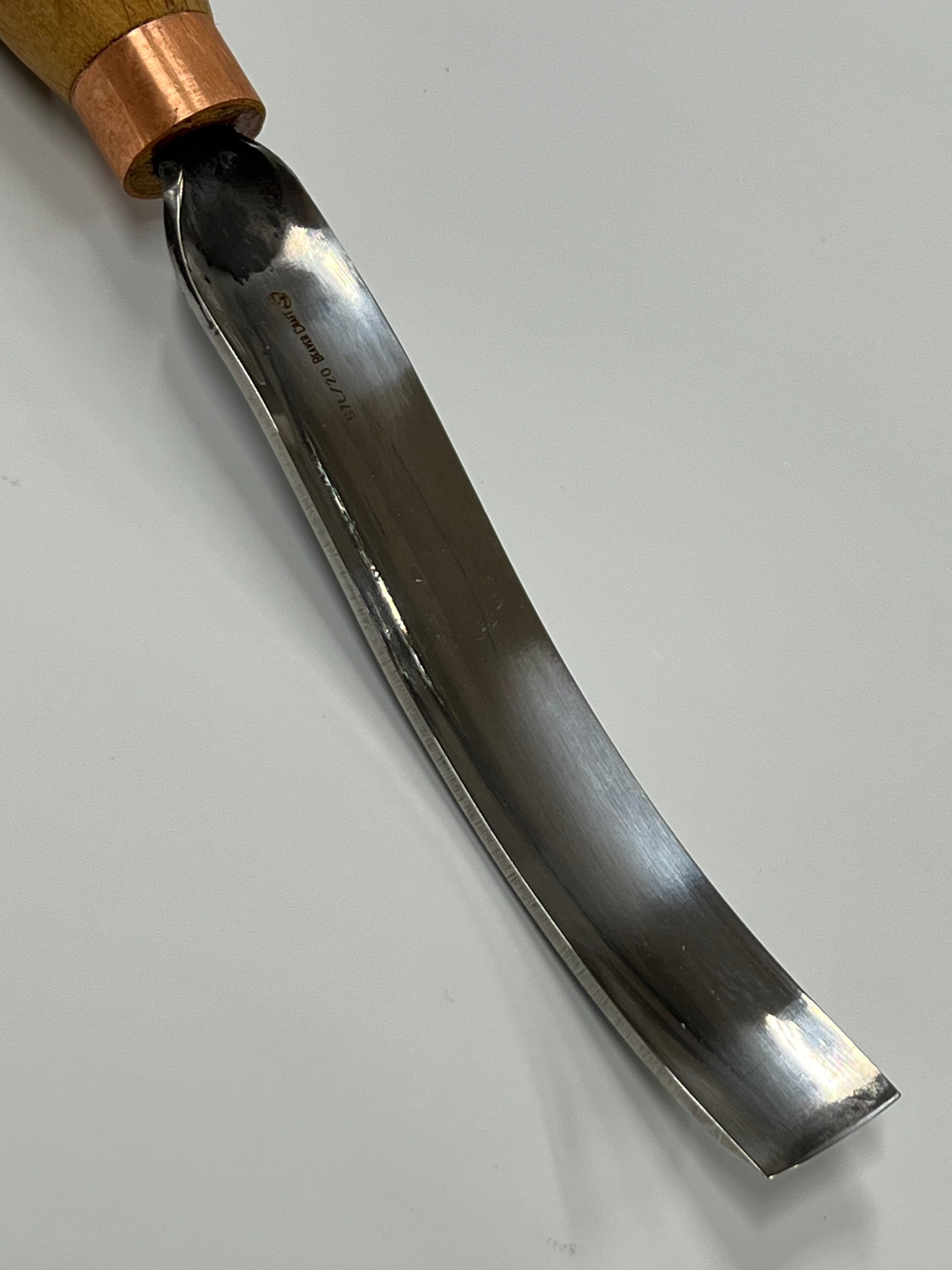 Gouge à bois 130x22 mm cintrée