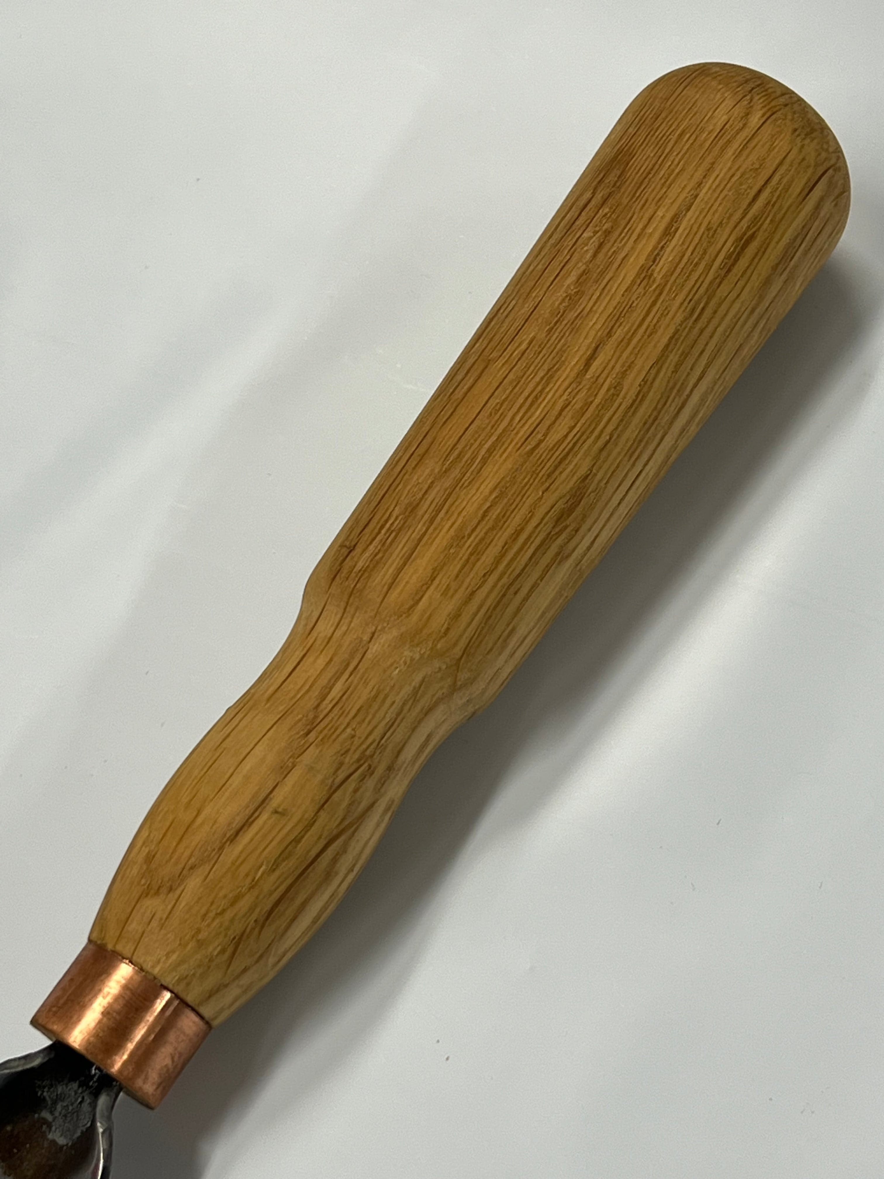 Gouge de sculpture sur bois 130x22mm courbée