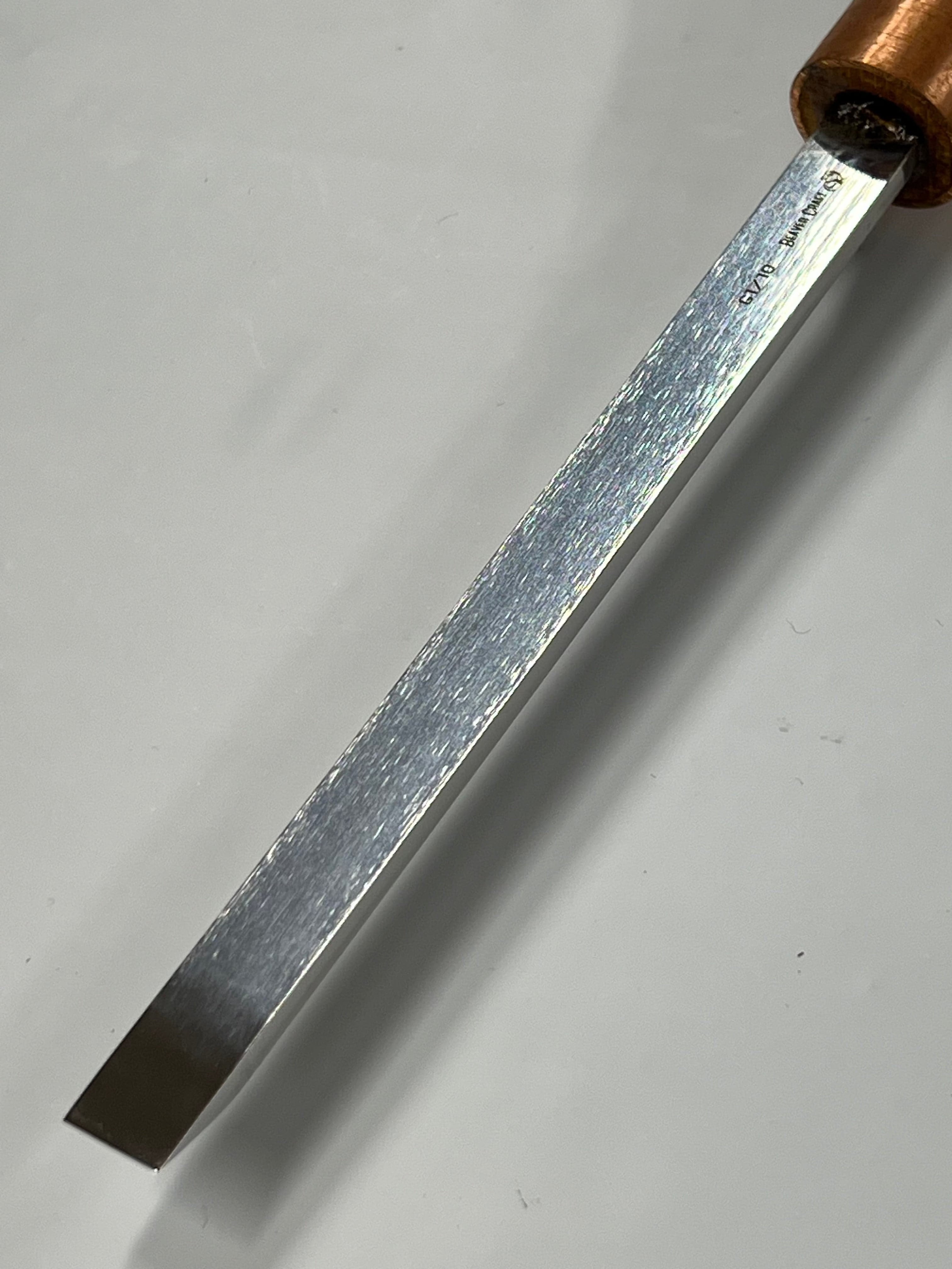 Ciseau à bois 130x10mm biseau droit plat