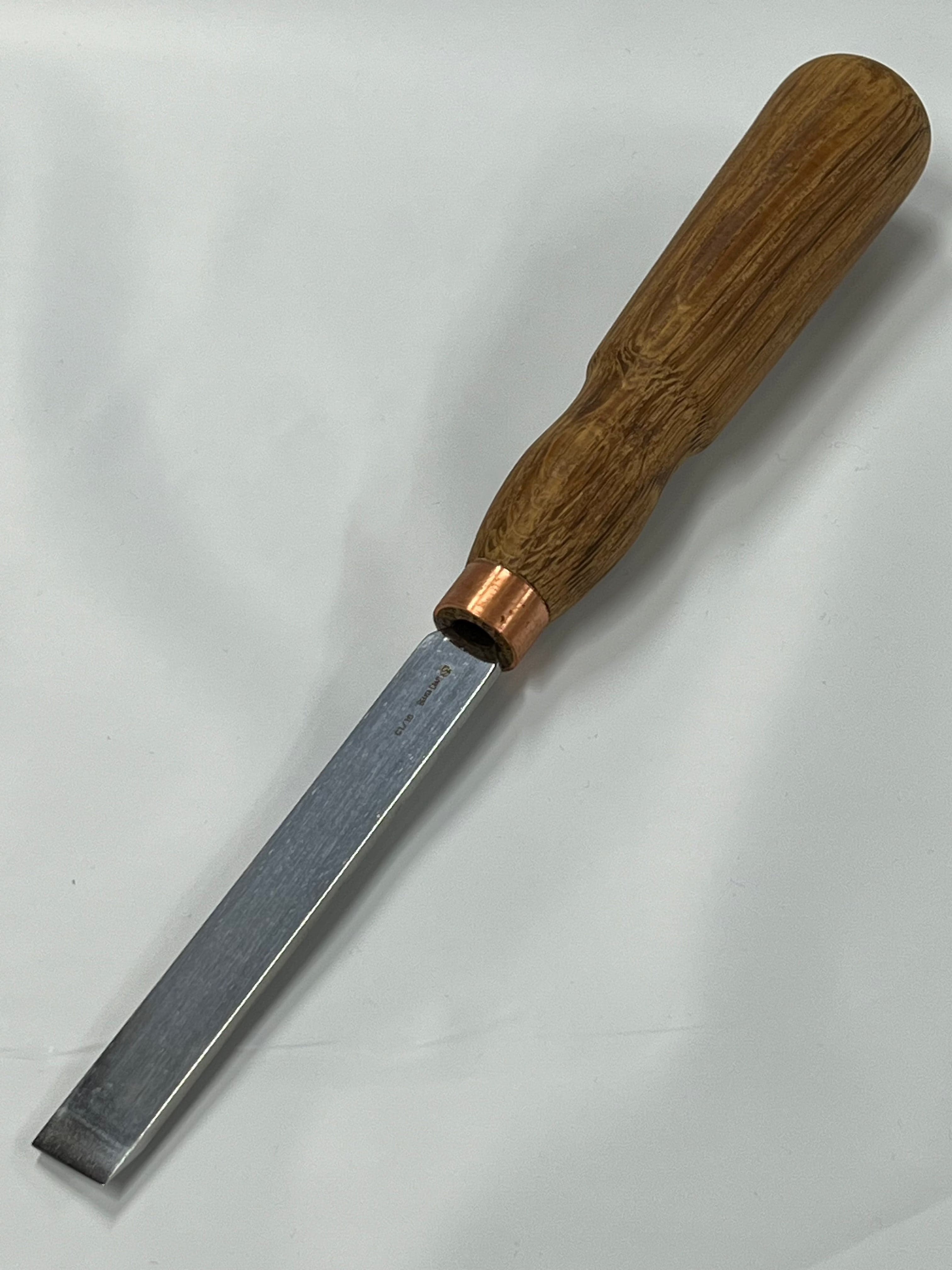 Gouge à bois 130x16mm ciseau plat droit