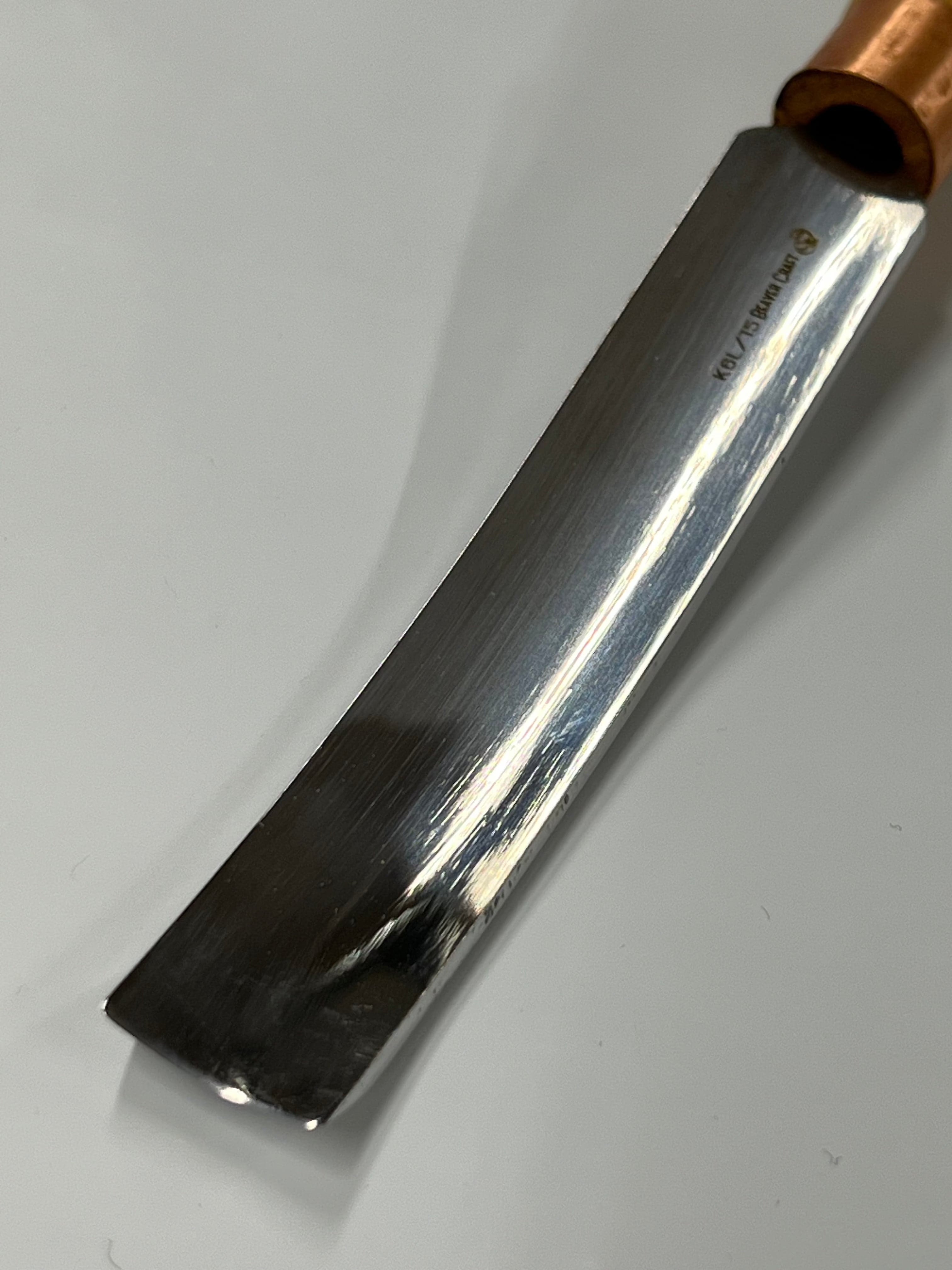 Gouge de sculpture sur bois 80x15mm courbée K6L/15
