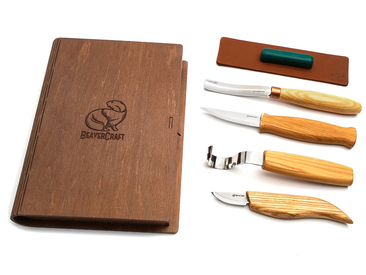Set de gouges pour sculpture sur bois S43Book