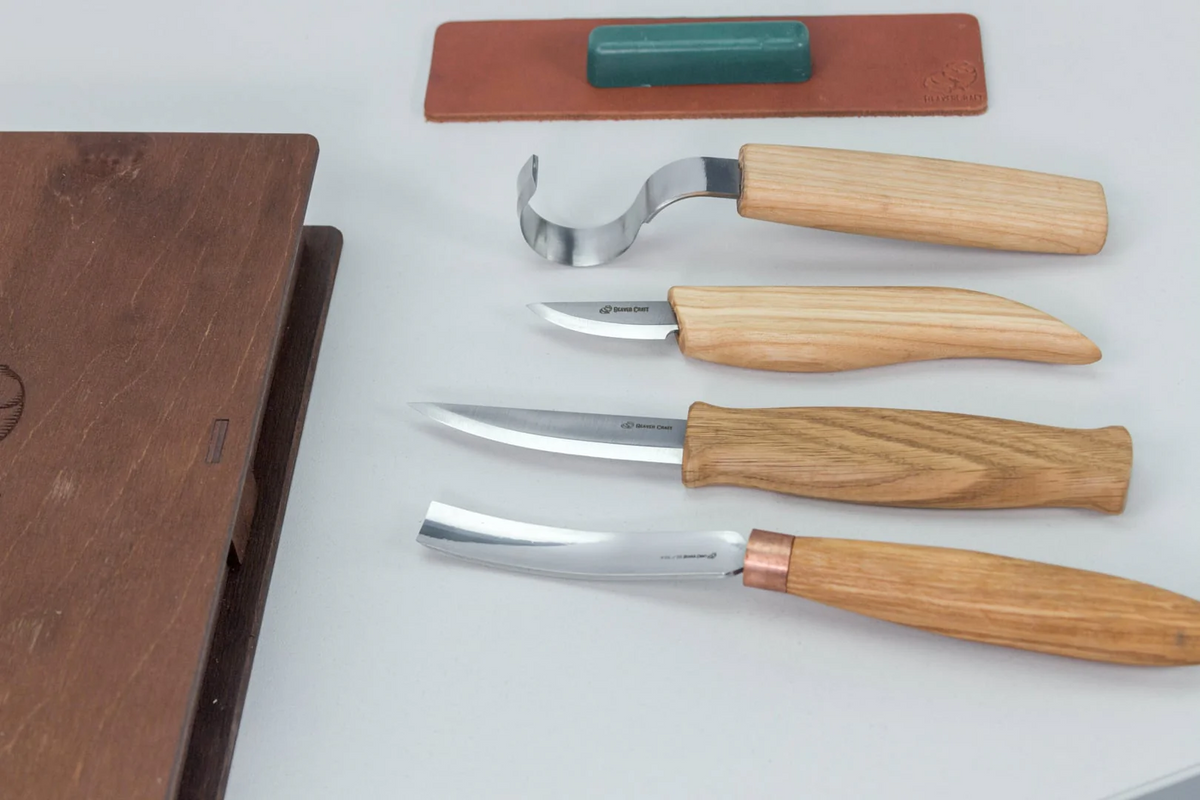 Set de gouges pour sculpture sur bois S43Book