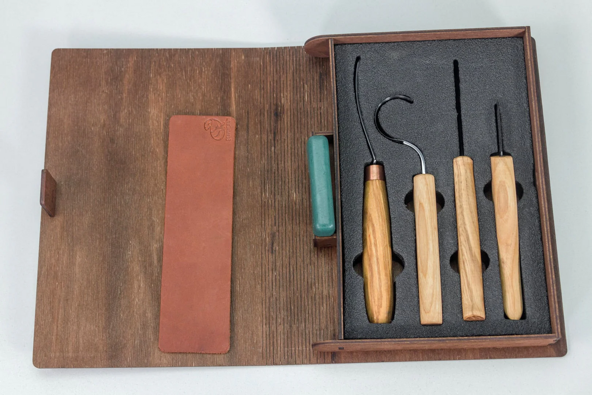 Set de gouges pour sculpture sur bois S43Book