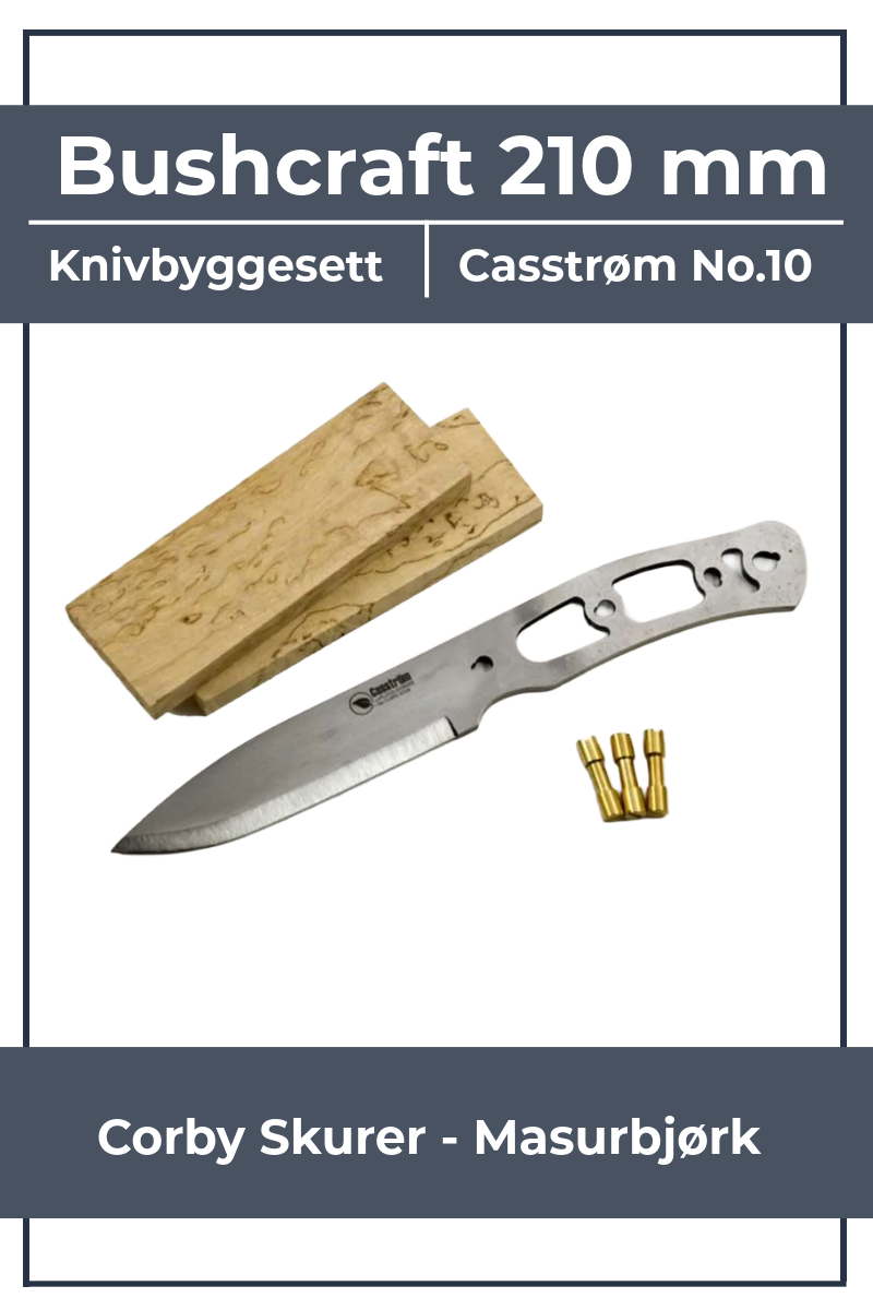 Kit de fabrication de couteau Casström No. 10 SFK Swedish Forest Knife