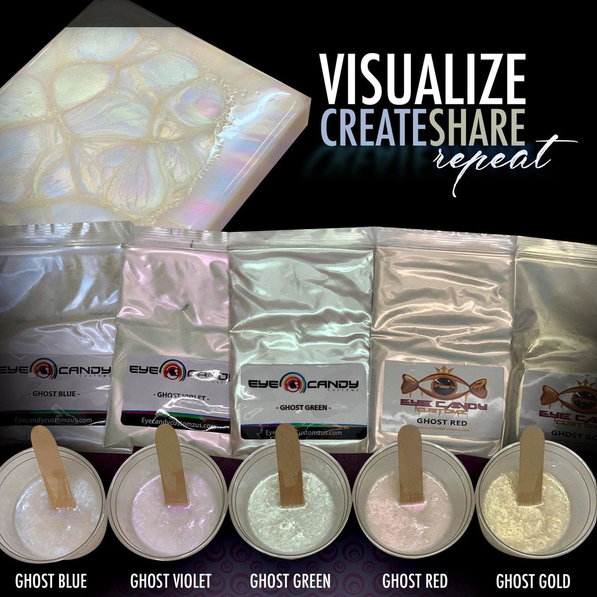 Pigments époxy Ghost - Eye Candy Pigments