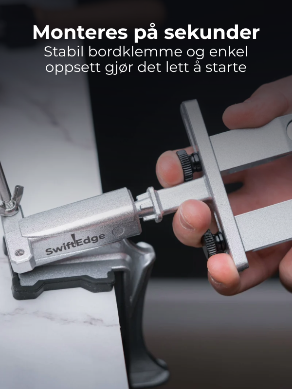 SwiftEdge Cross : Système d'affûtage à angle réglable avec pierres diamantées