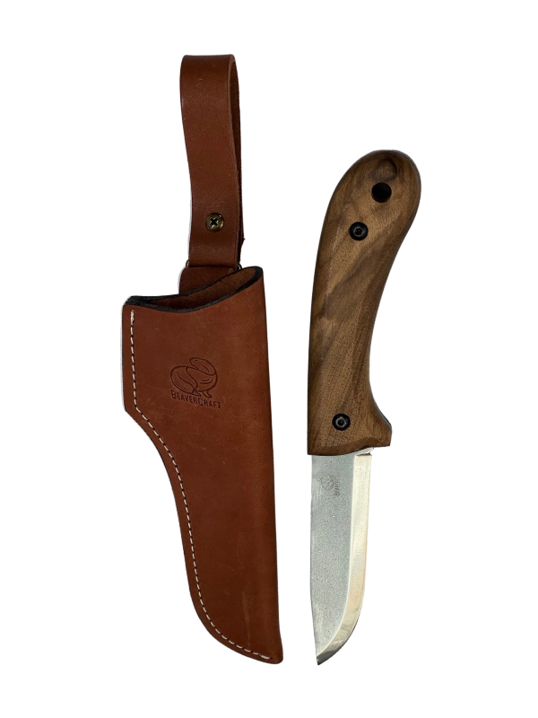 Couteau de bushcraft BSH2 Glacier avec étui