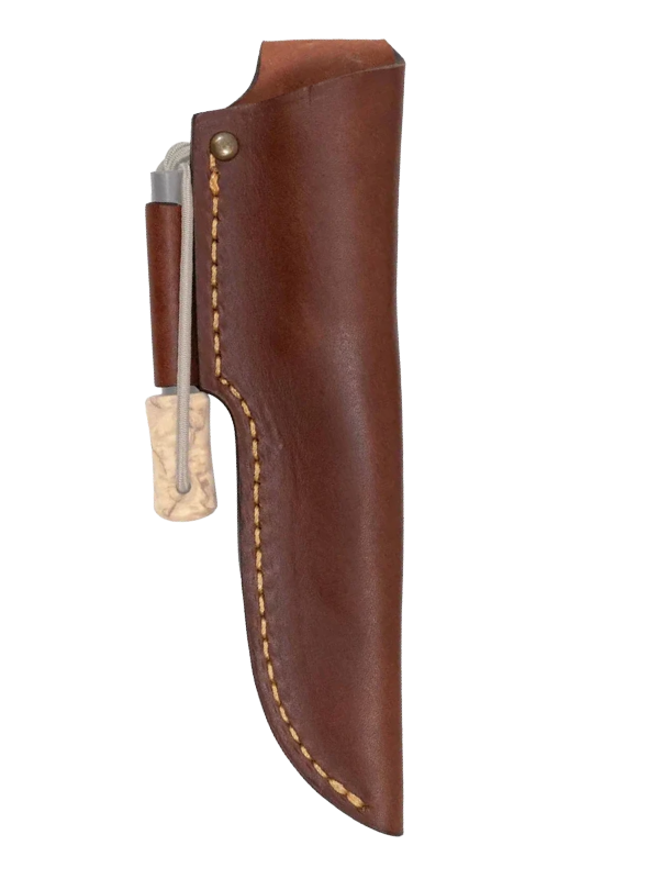Étui à couteau No. 8 Casström avec porte-pierre à feu