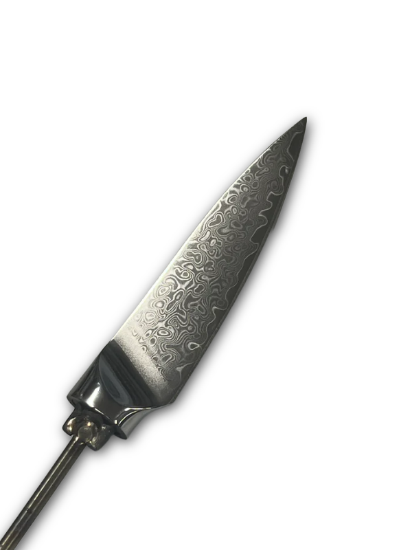 Lame de couteau à fruits/d'office 3.5" (89mm) - Lame de couteau de cuisine en acier damas VG10