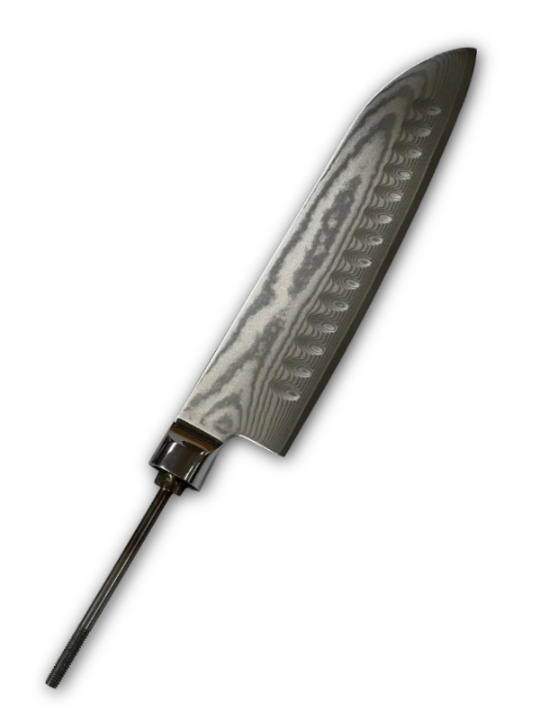 Santoku - Couteau de chef damas AUS10 7" avec soie et virole