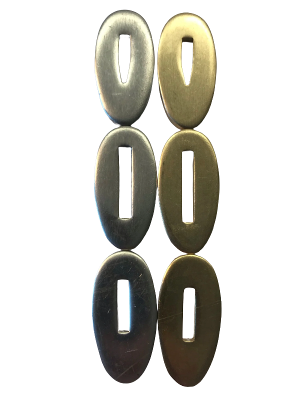 Plaques de protection pour paumelles avec sécurité doigts 15x31