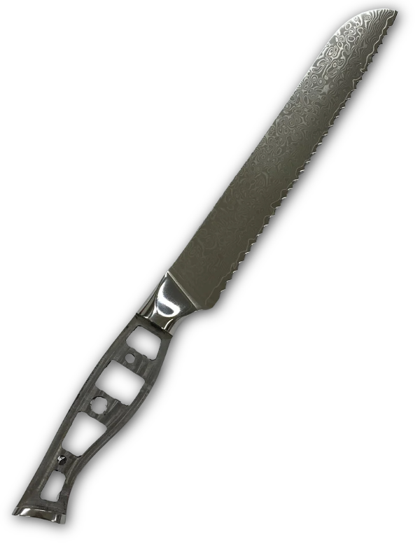 Lame de couteau à pain - Couteau de chef damas VG10