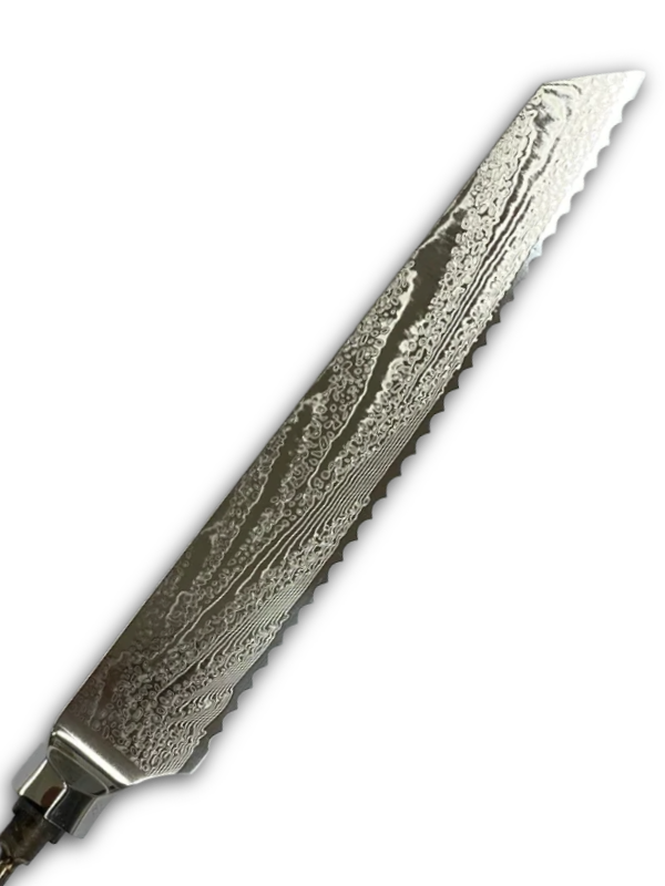 Lame de couteau à pain - Couteau de chef damas AUS10
