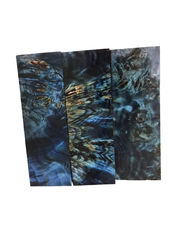 Nœud de peuplier - Bleu
