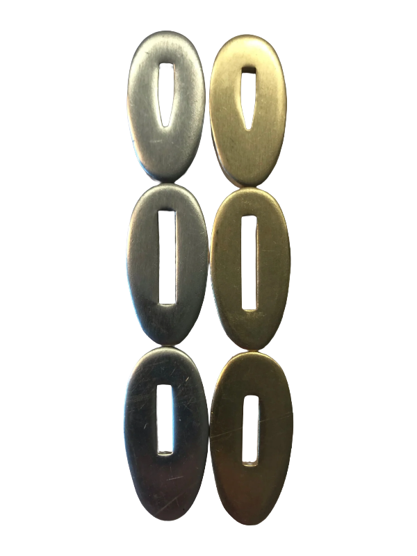 Plaques à gorge 18x35mm