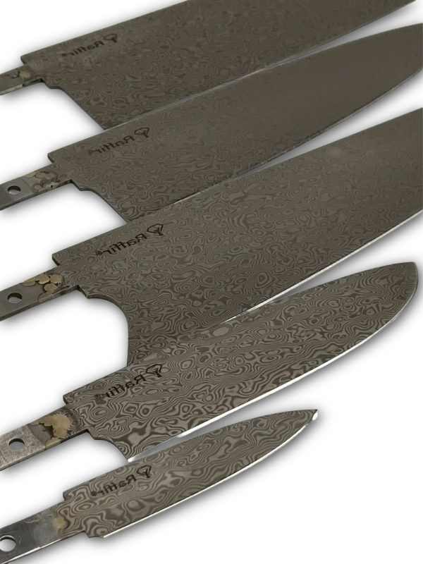 Couteau de cuisine scandinave en damas