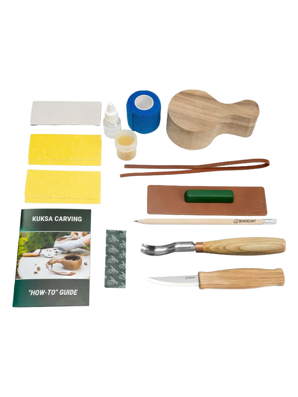 Kit de sculpture sur bois DIY07 Tasse Kuksa