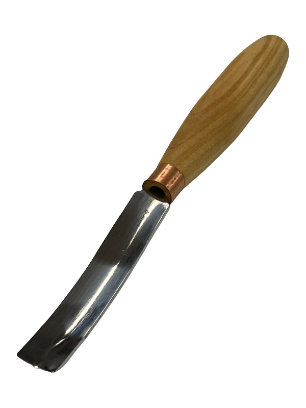 Gouge de sculpture sur bois 80x15mm courbée K6L/15