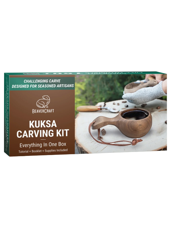 Kit de sculpture sur bois DIY07 Tasse Kuksa
