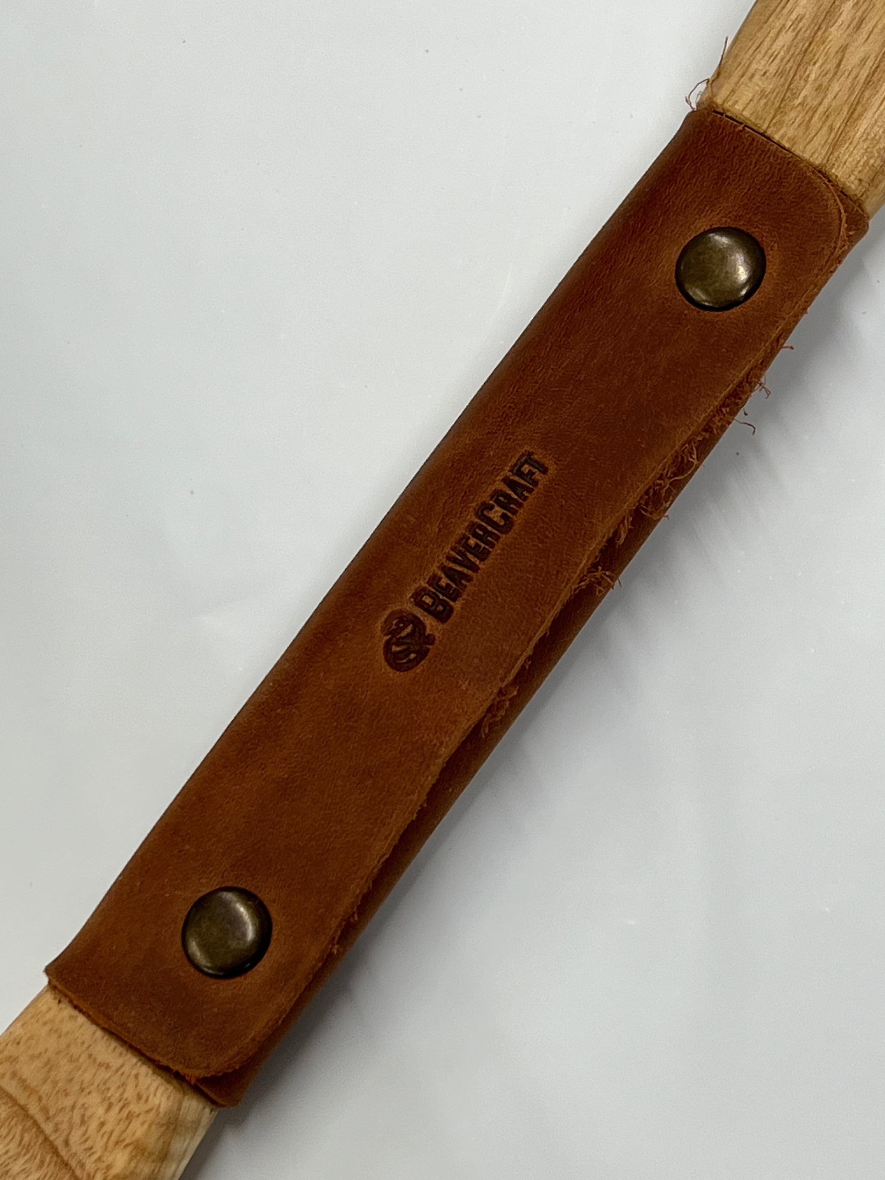 Couteau à sculpter 120 mm avec étui en cuir (DK2S)