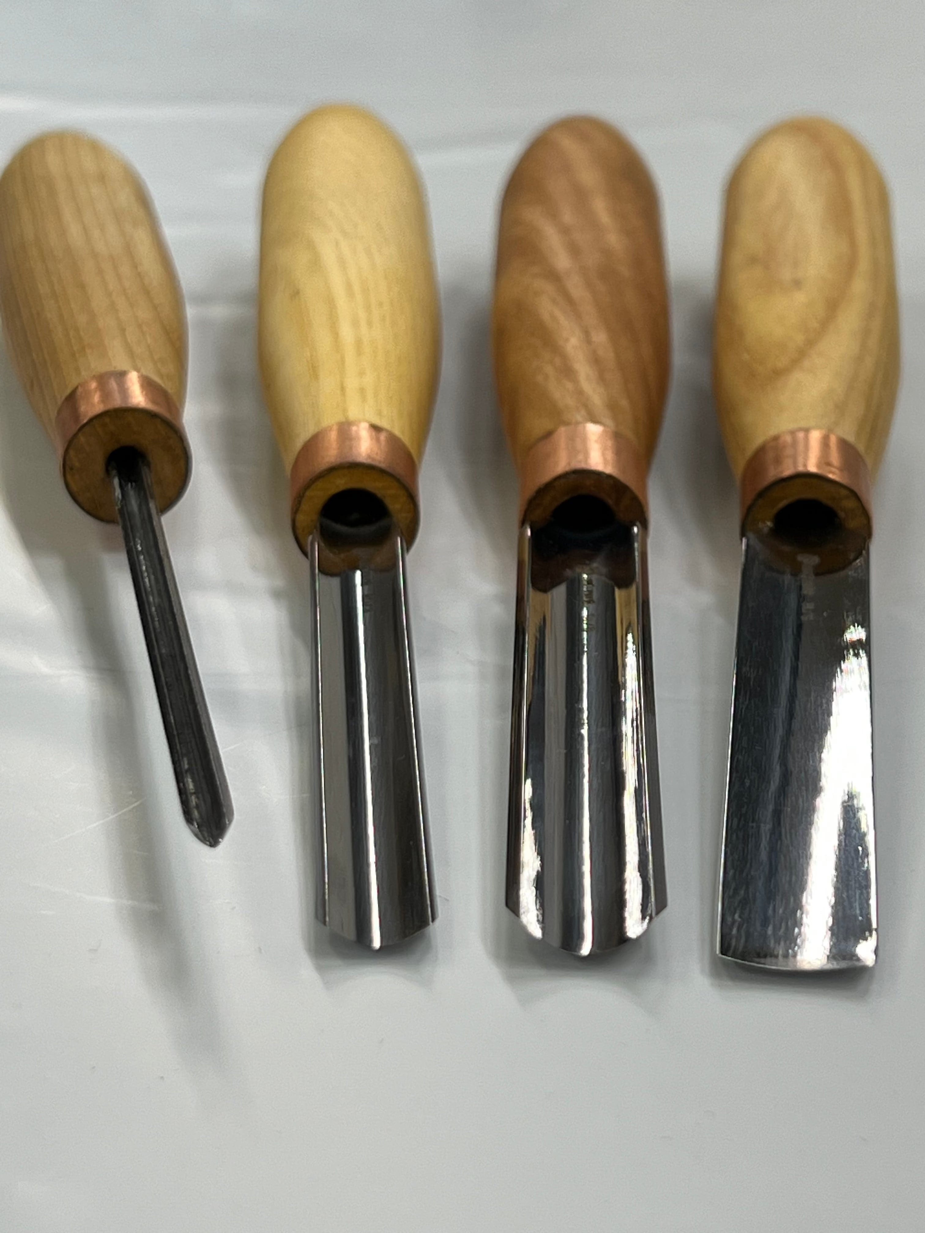 Set de gouges à sculpter SC02 de Beaver Craft, 4 pièces