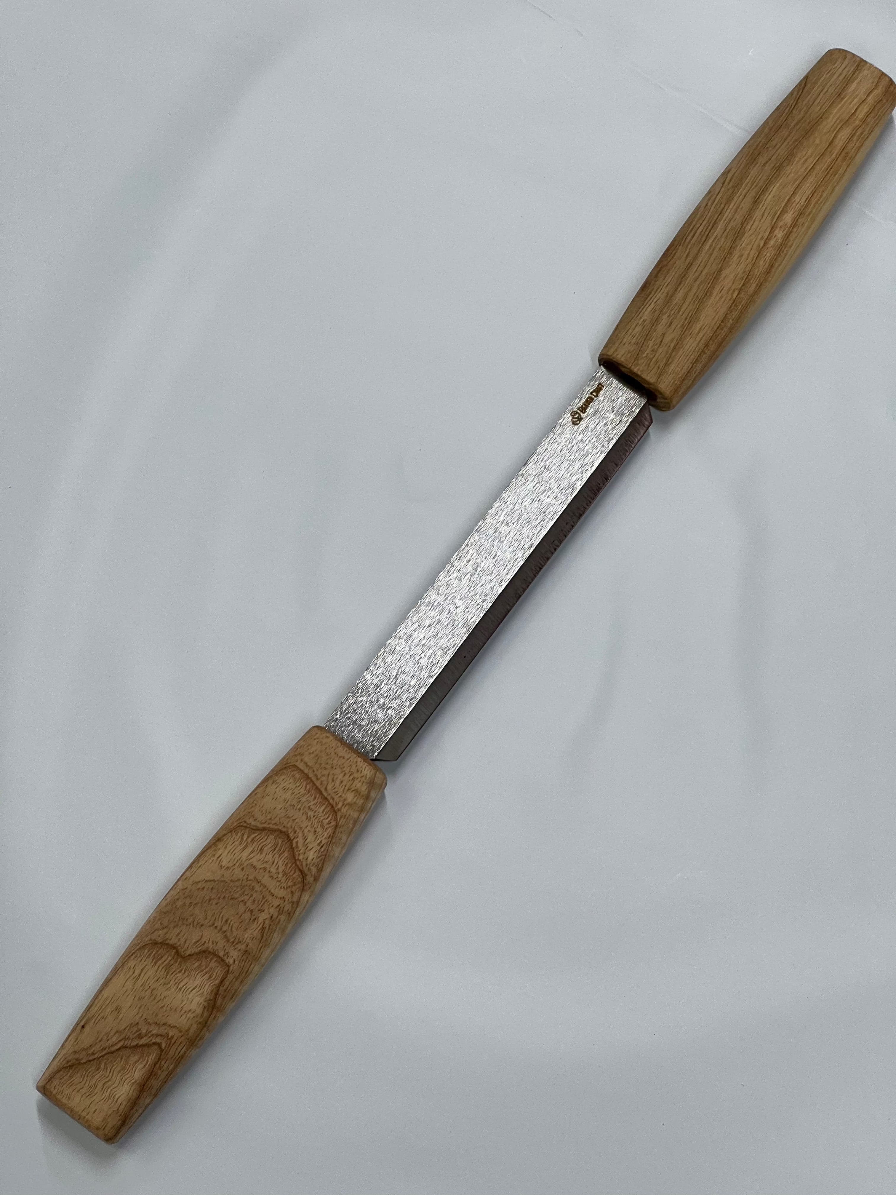Couteau à sculpter 120 mm avec étui en cuir (DK2S)