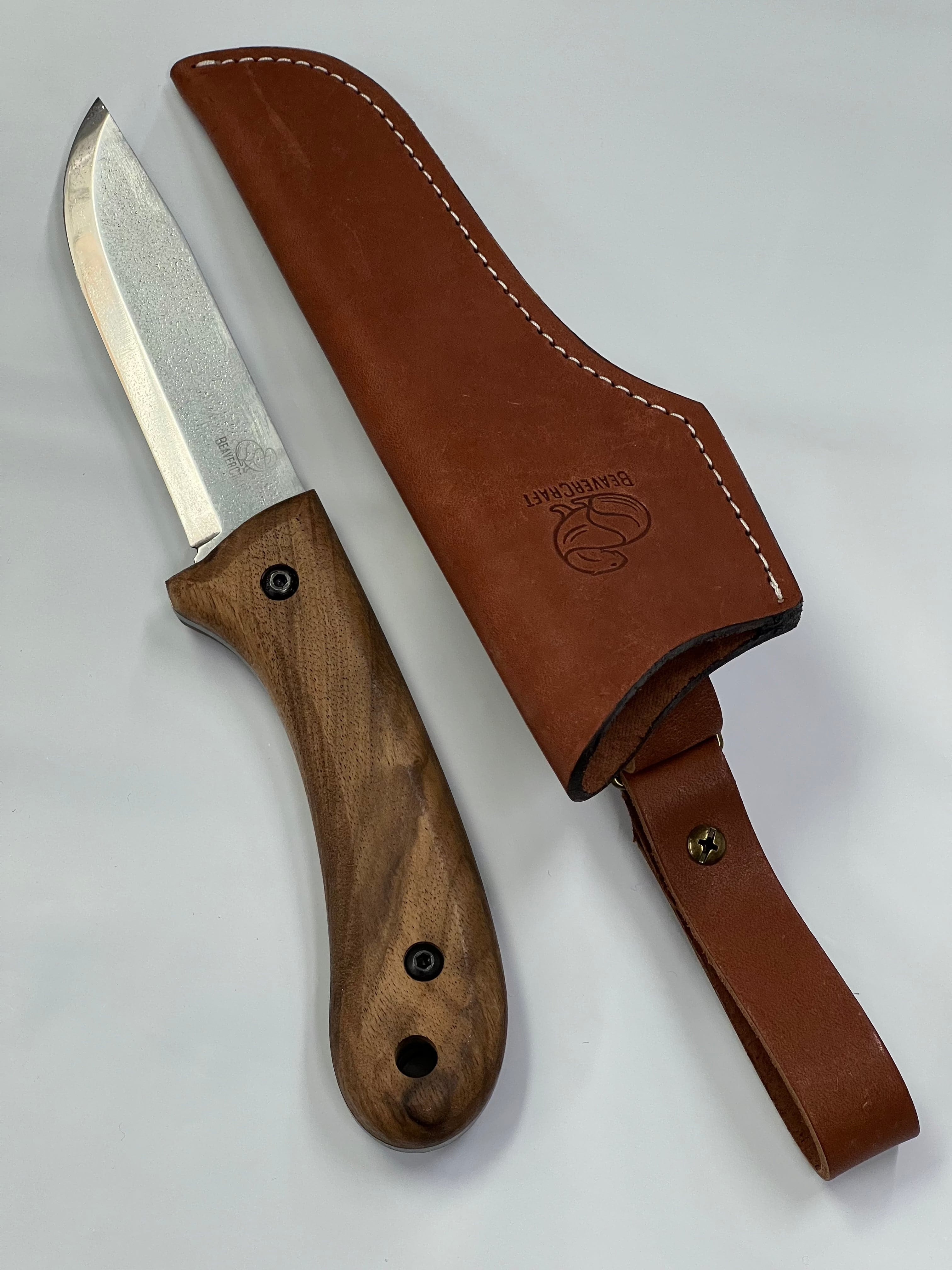 Couteau de bushcraft BSH2 Glacier avec étui