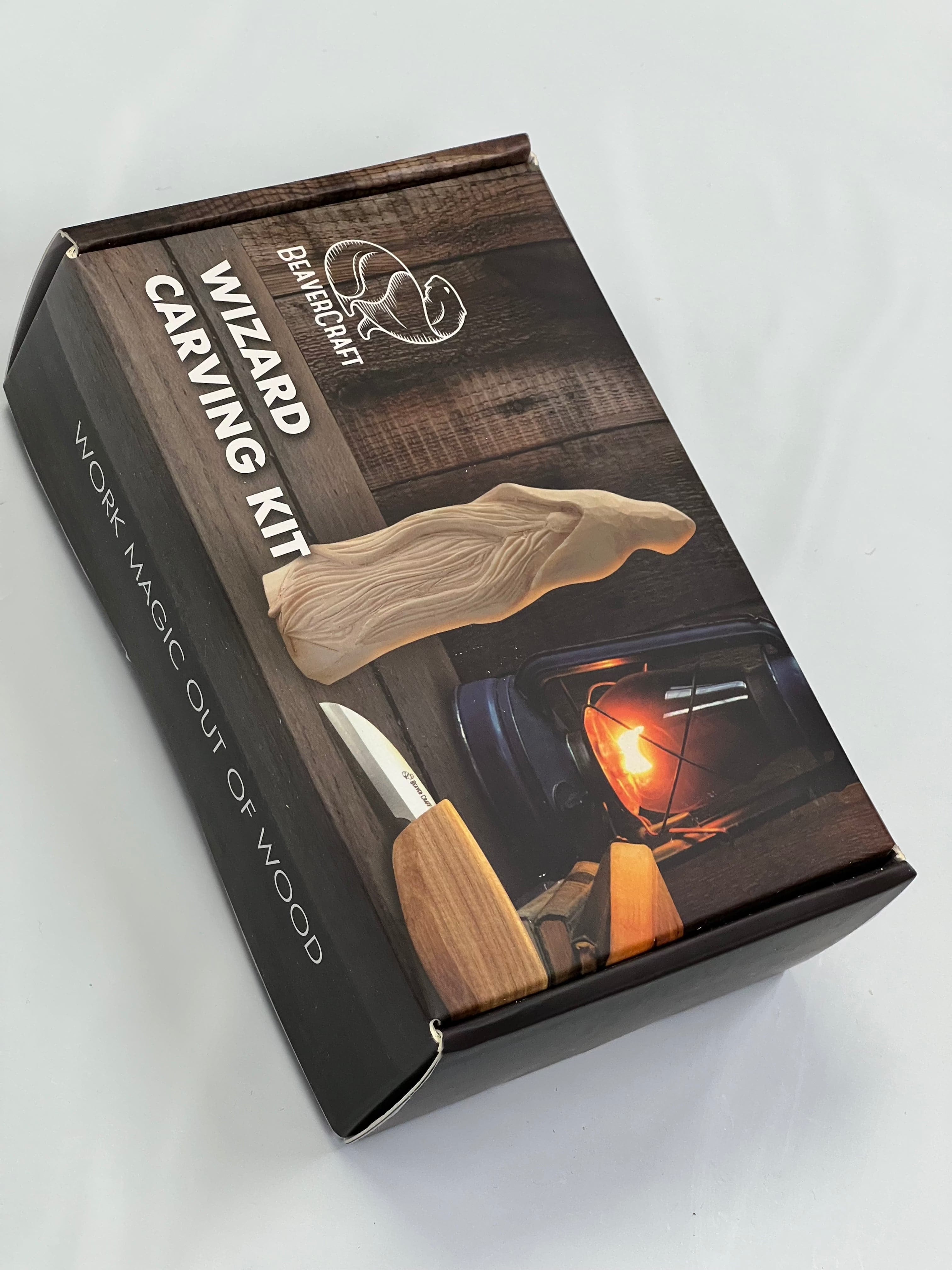 Kit de sculpture sur bois DIY03 Magicien