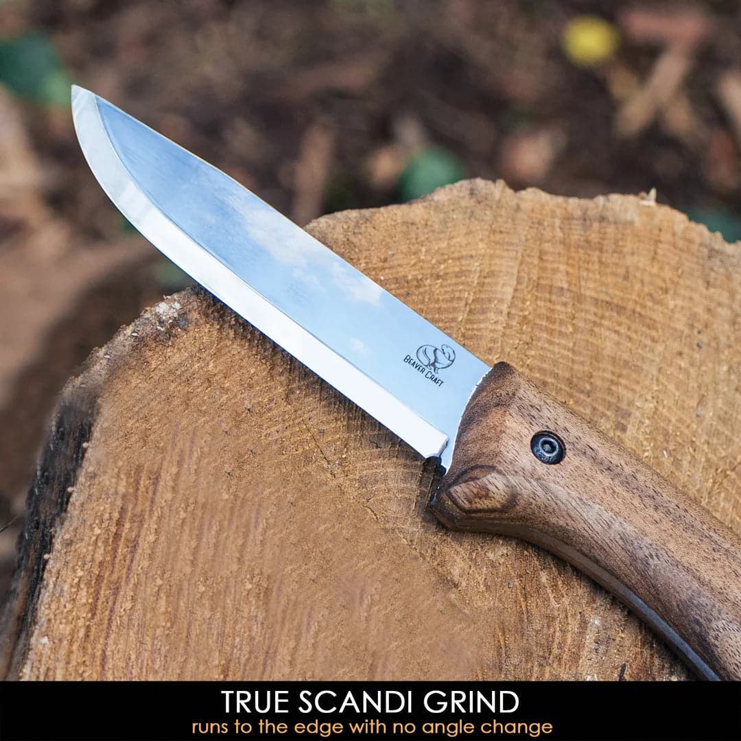 Couteau de bushcraft BSH2 Glacier avec étui